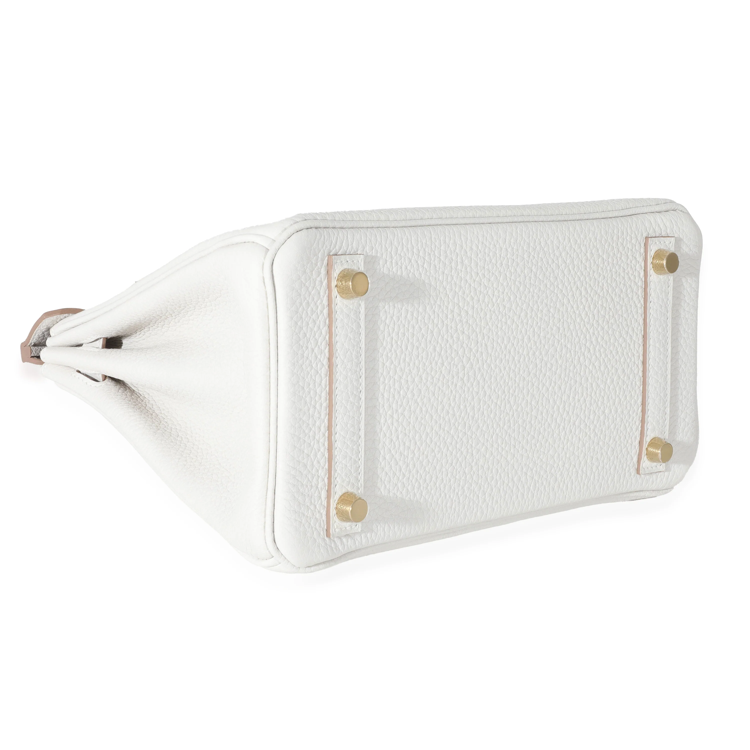 Hermès Togo Gris Pale Birkin 25 GHW - Image 4