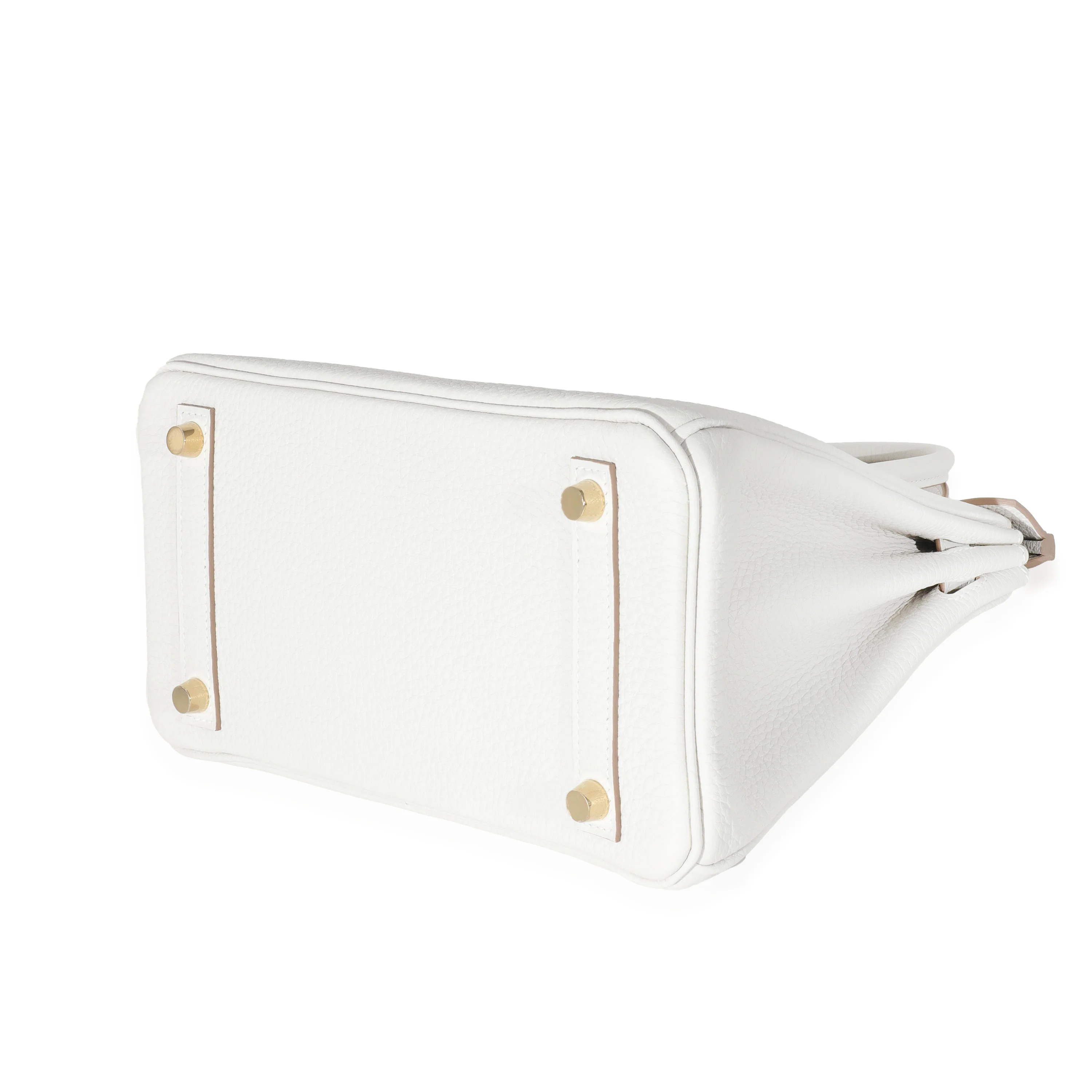 Hermès Togo Gris Pale Birkin 25 GHW - Image 5