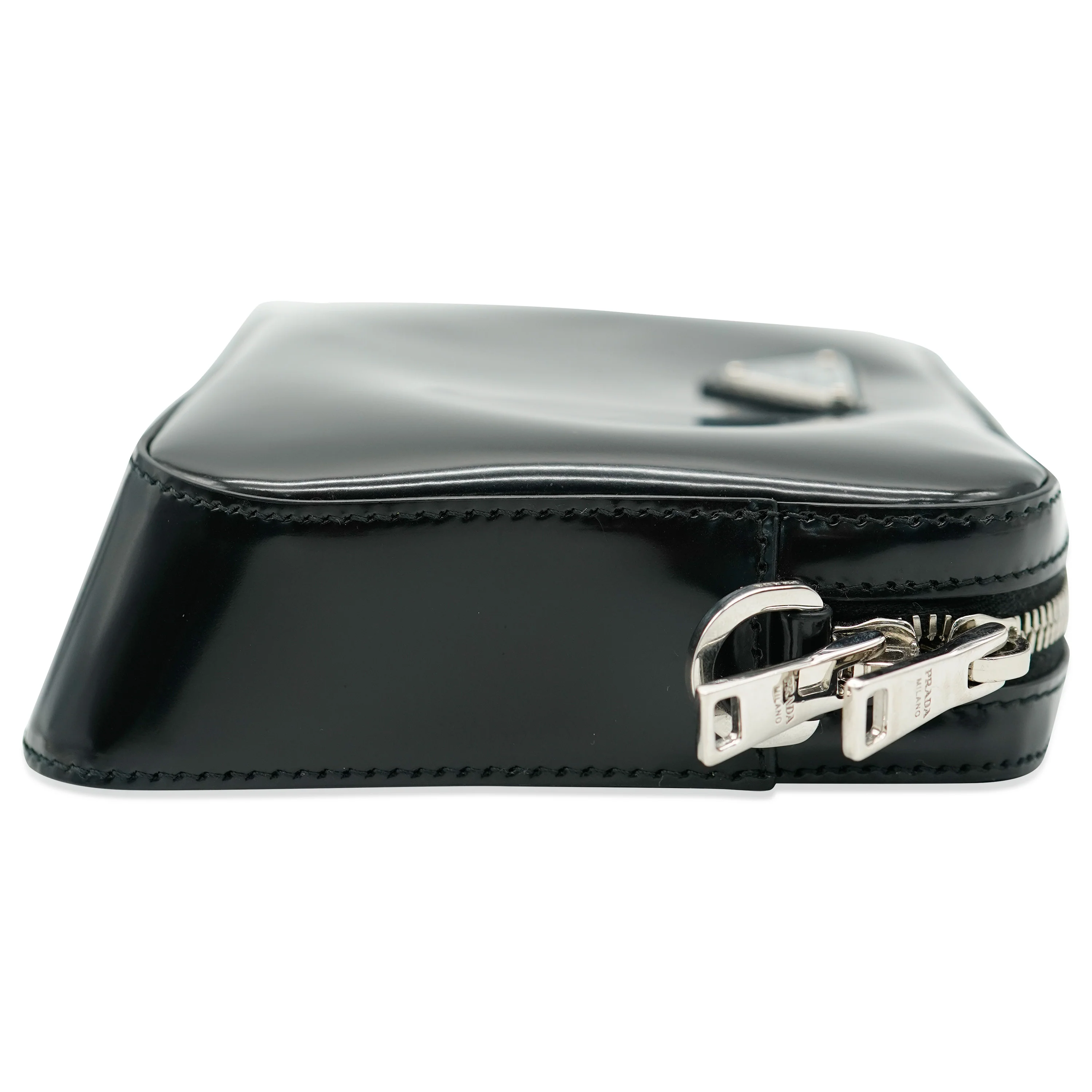 Prada Black Spazzolato Messenger Bag - Image 7