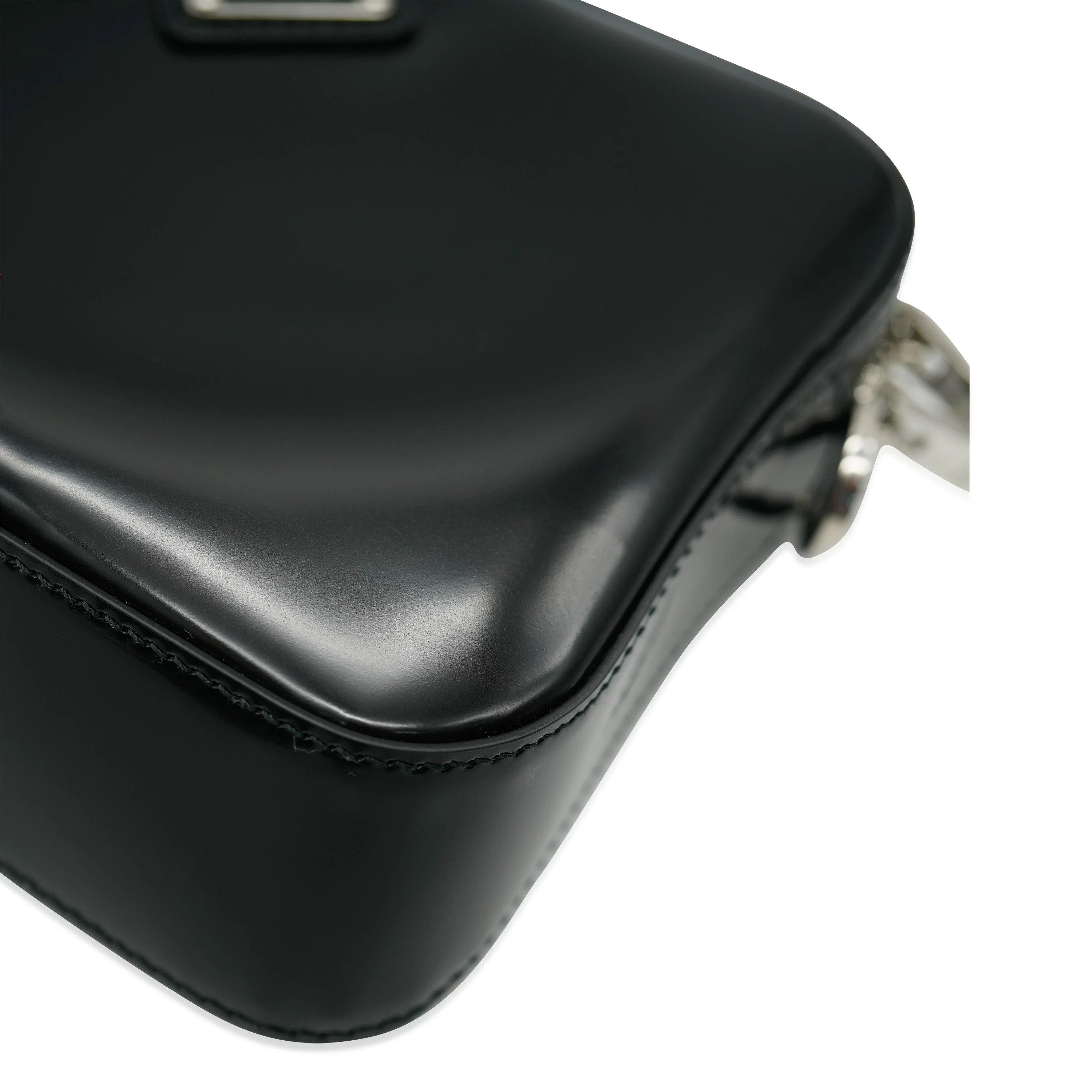 Prada Black Spazzolato Messenger Bag - Image 9
