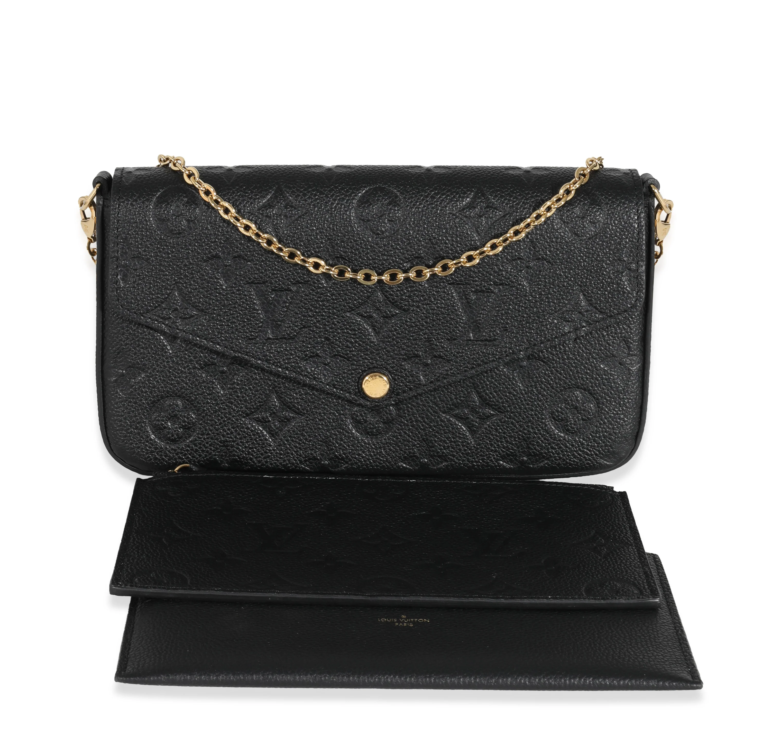Louis Vuitton Black Monogram Empreinte Félicie Pochette - Image 2