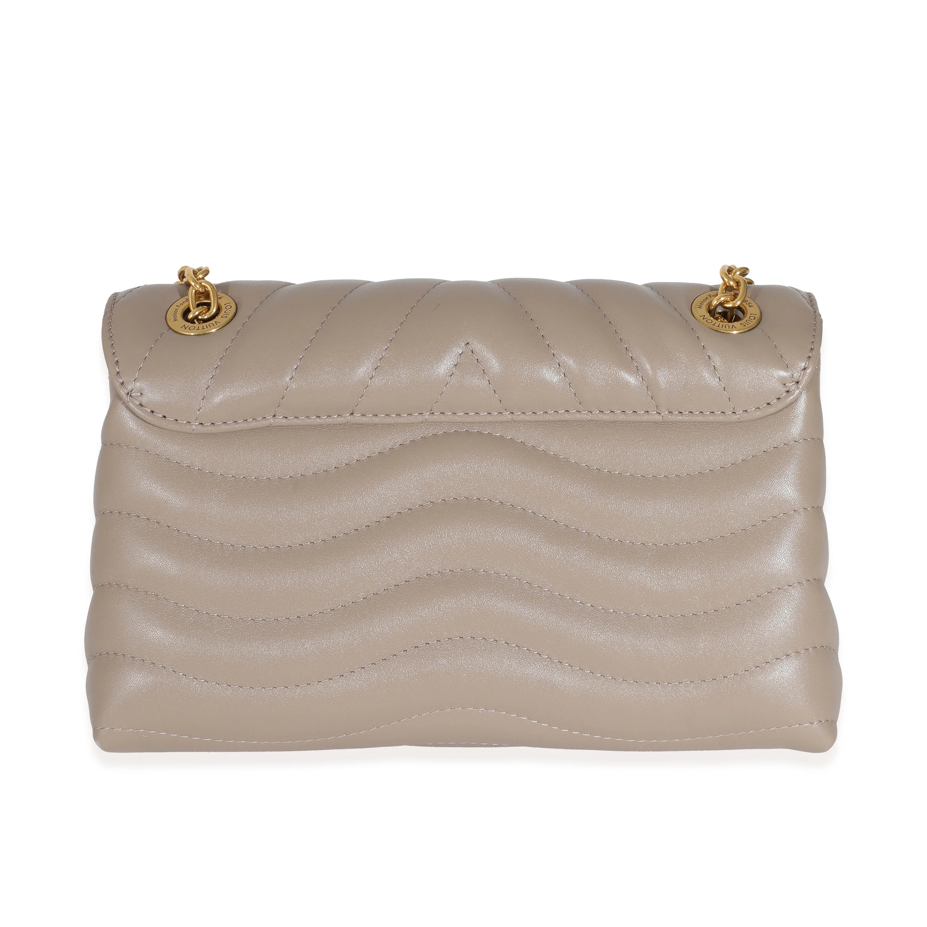 Louis Vuitton Dark Taupe Quilted Calf New Wave Chain MM - Image 3