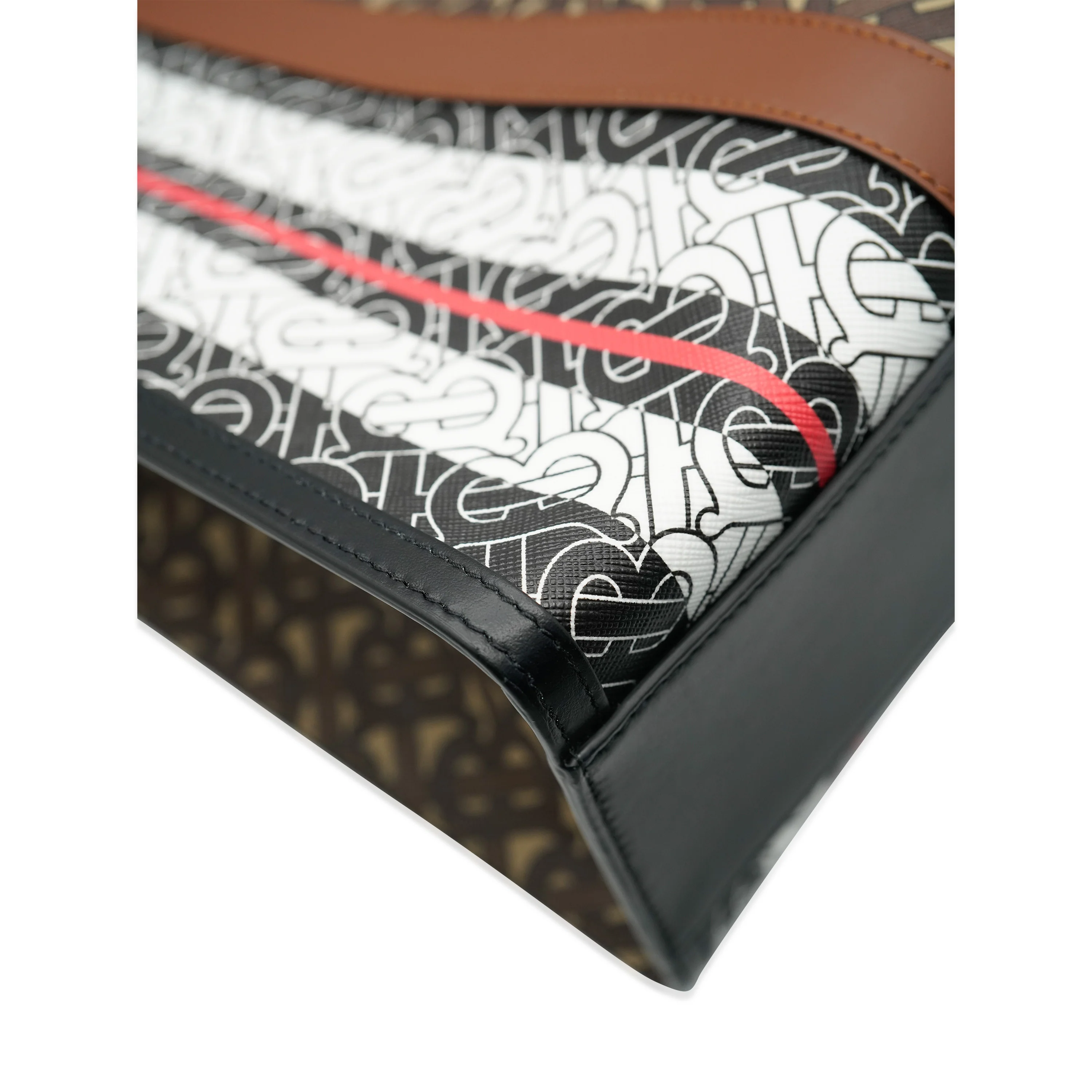 Bridle Canvas Monogram Stripe E-Canvas Tote - Image 4