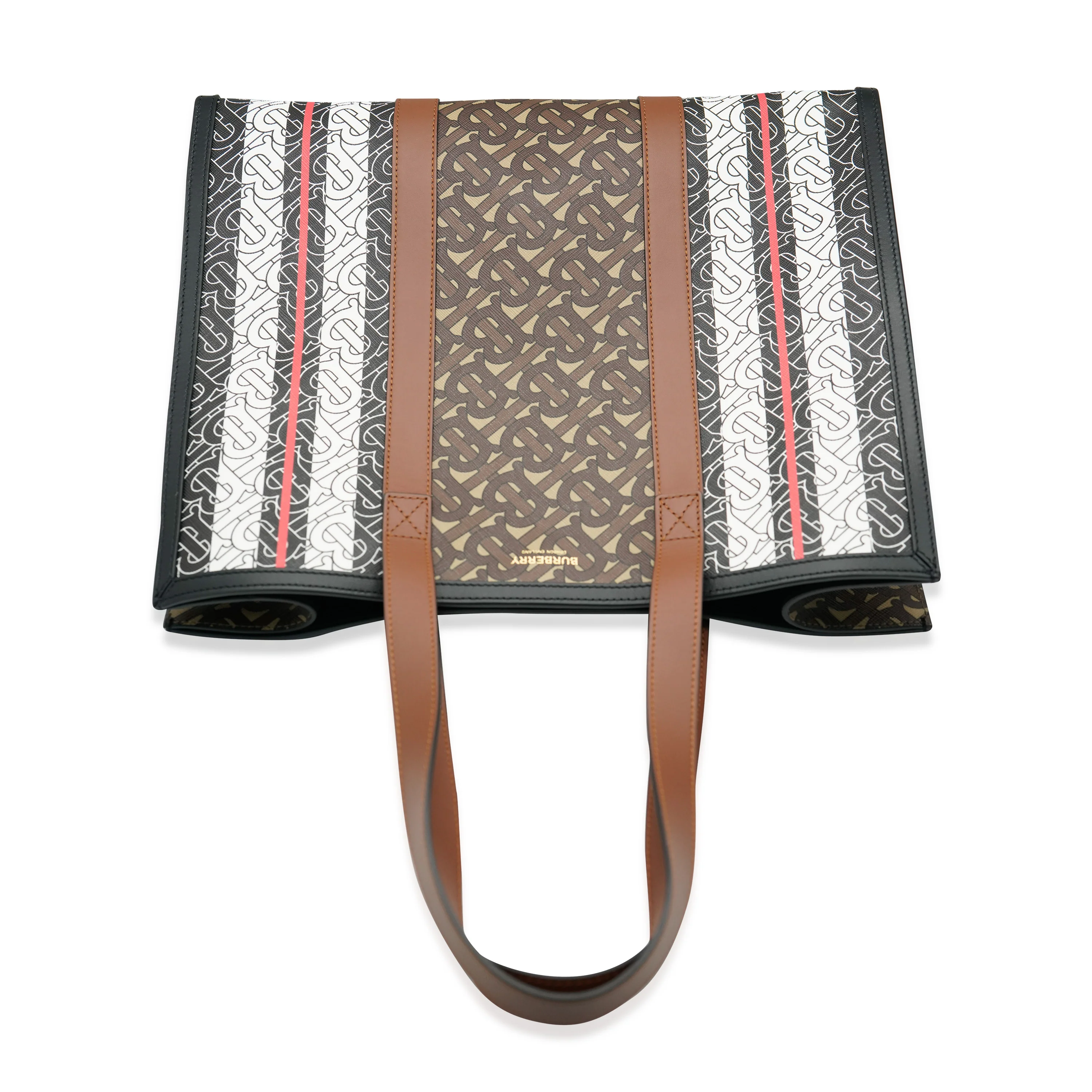 Bridle Canvas Monogram Stripe E-Canvas Tote - Image 6