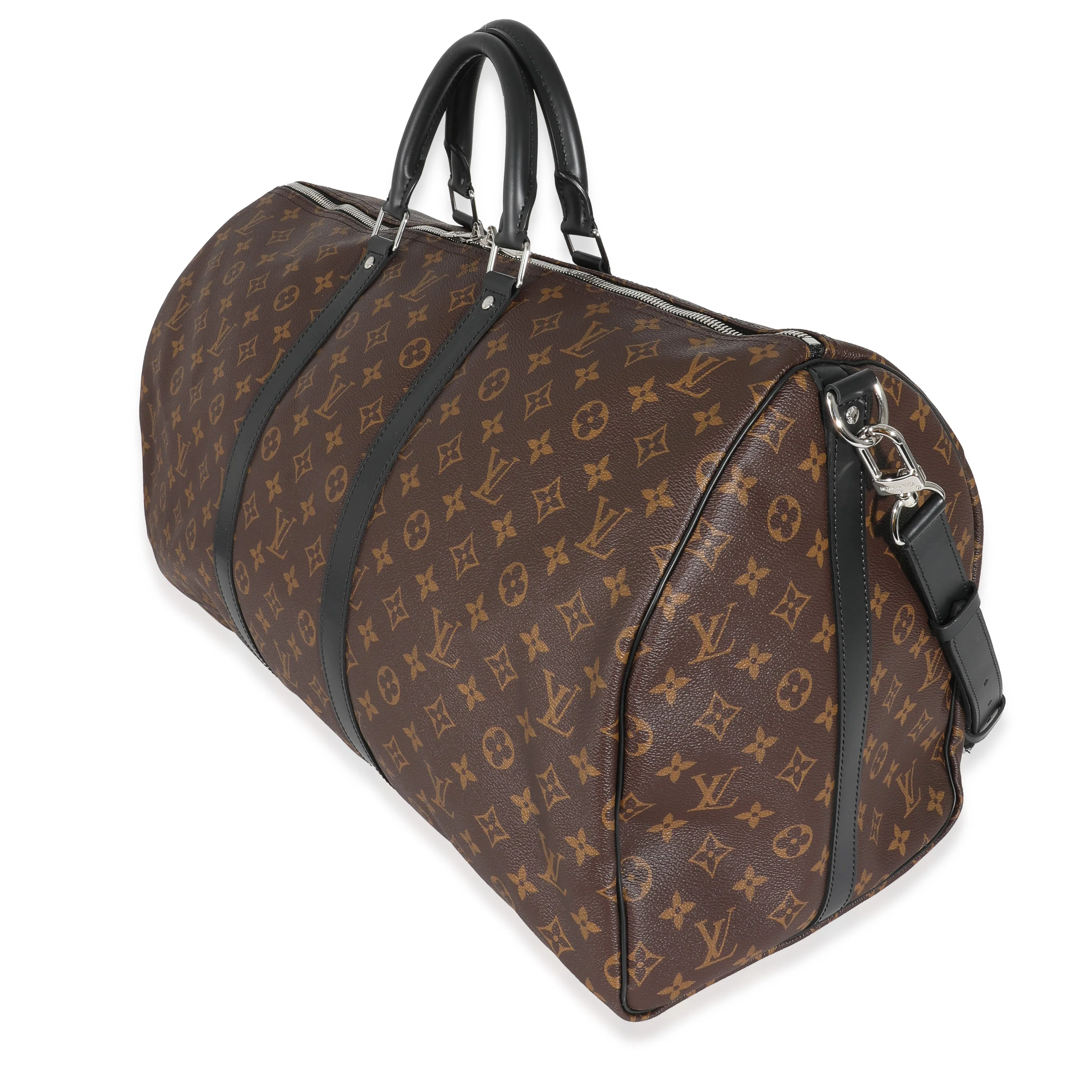 Louis Vuitton Monogram Macassar Keepall Bandoulière 55 - Image 2