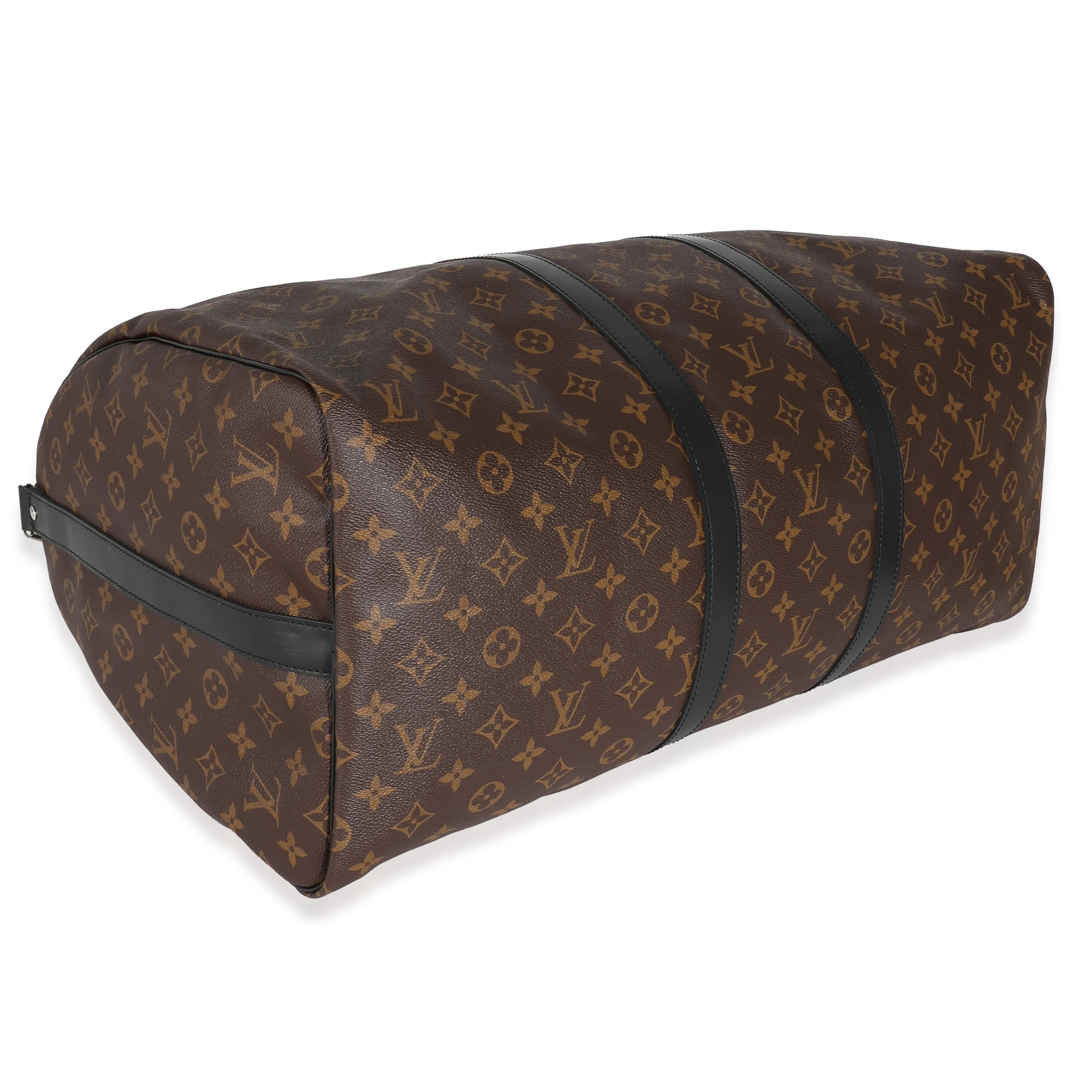 Louis Vuitton Monogram Macassar Keepall Bandoulière 55 - Image 6