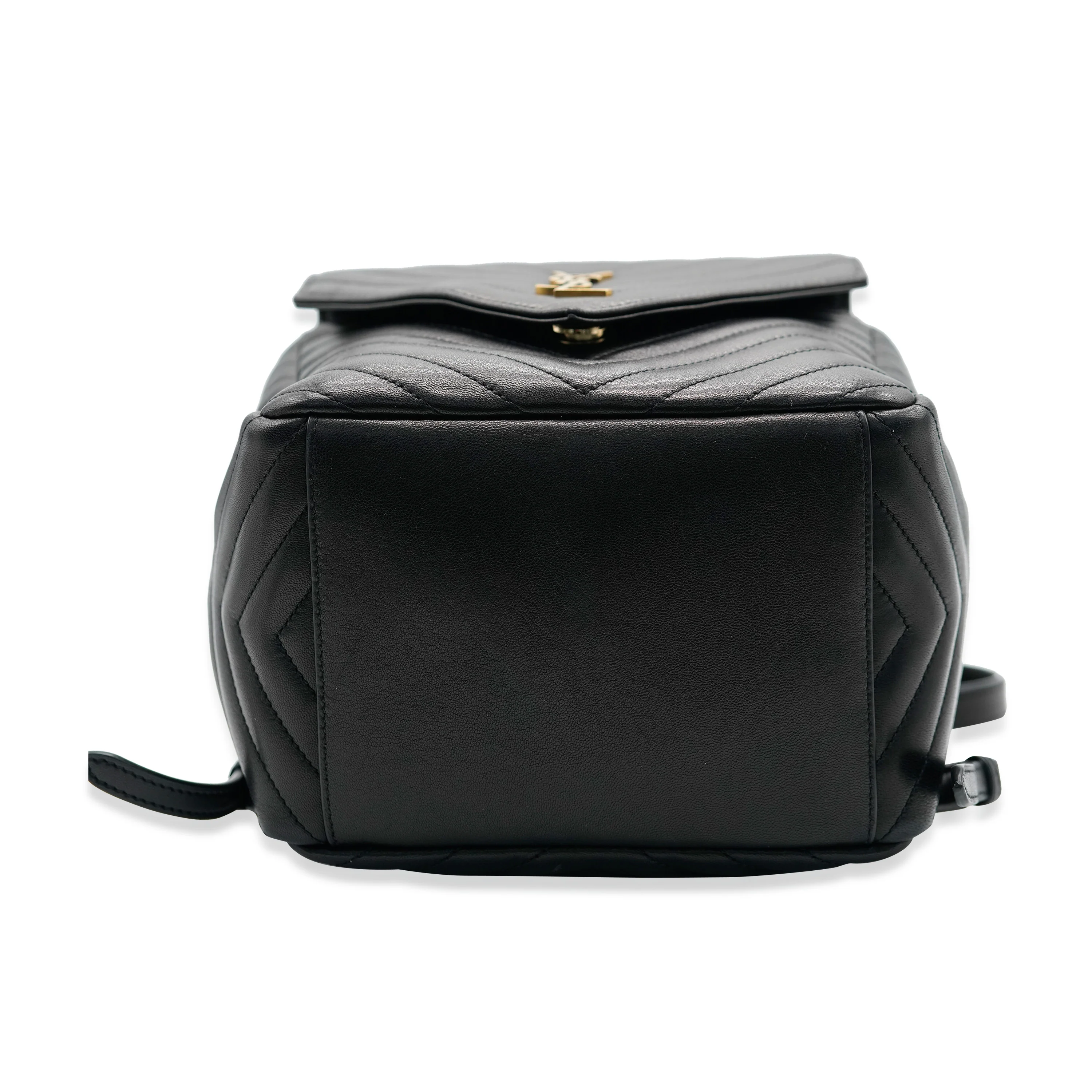 Saint Laurent Black Lambskin Matelasse Monogram Joe Backpack - Image 7