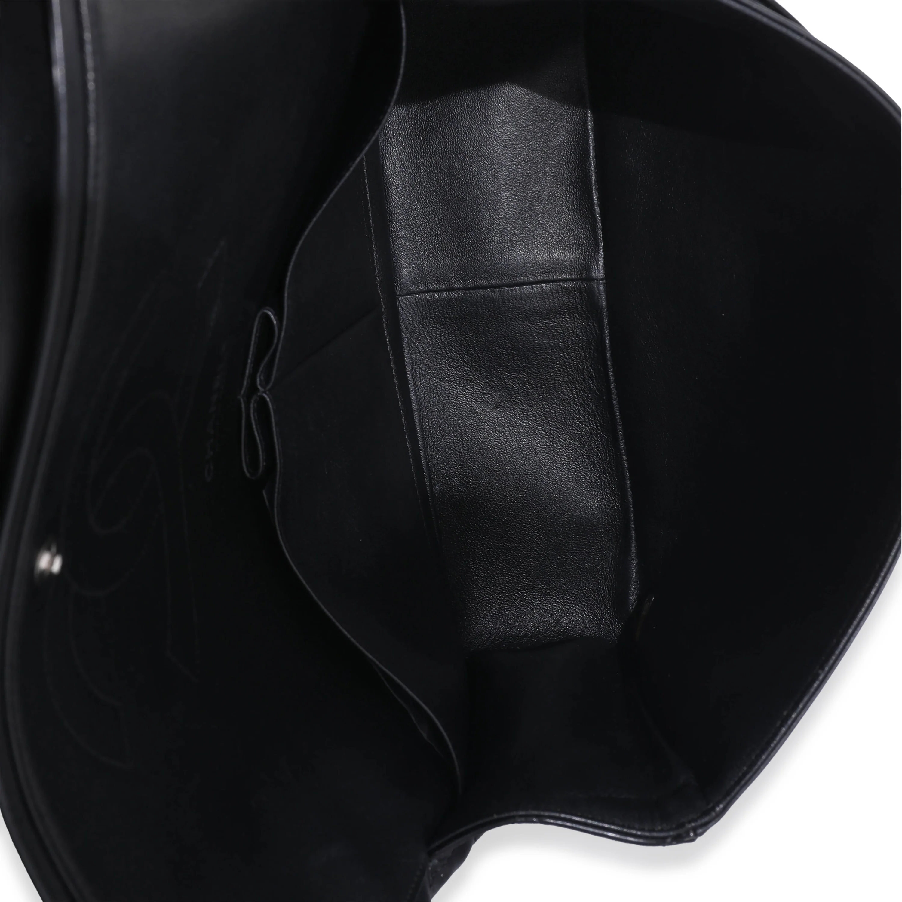 Chanel Black Patent Classic Jumbo Flap Bag - Image 9