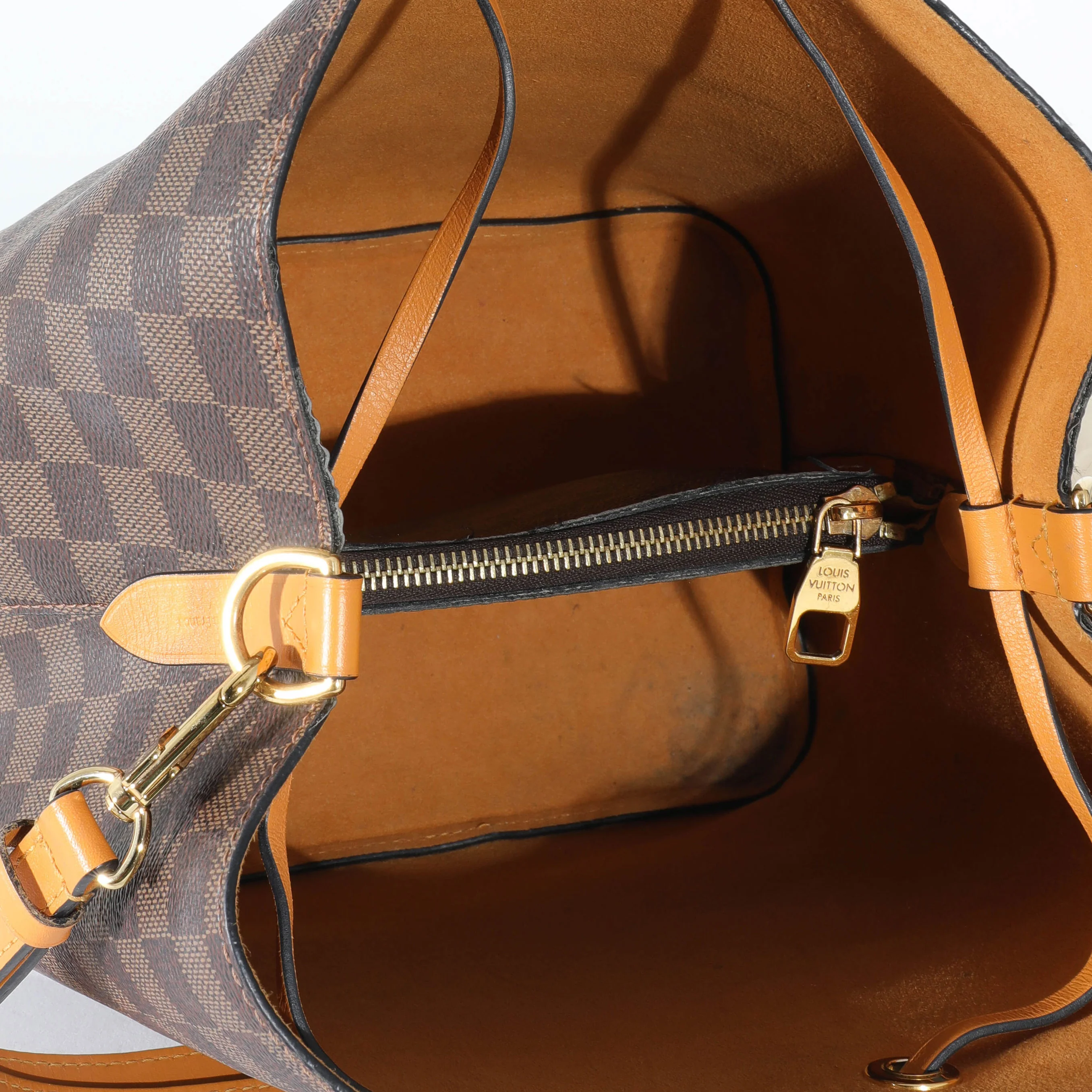 Louis Vuitton Saffron Damier Ebene Canvas NéoNoé MM - Image 7