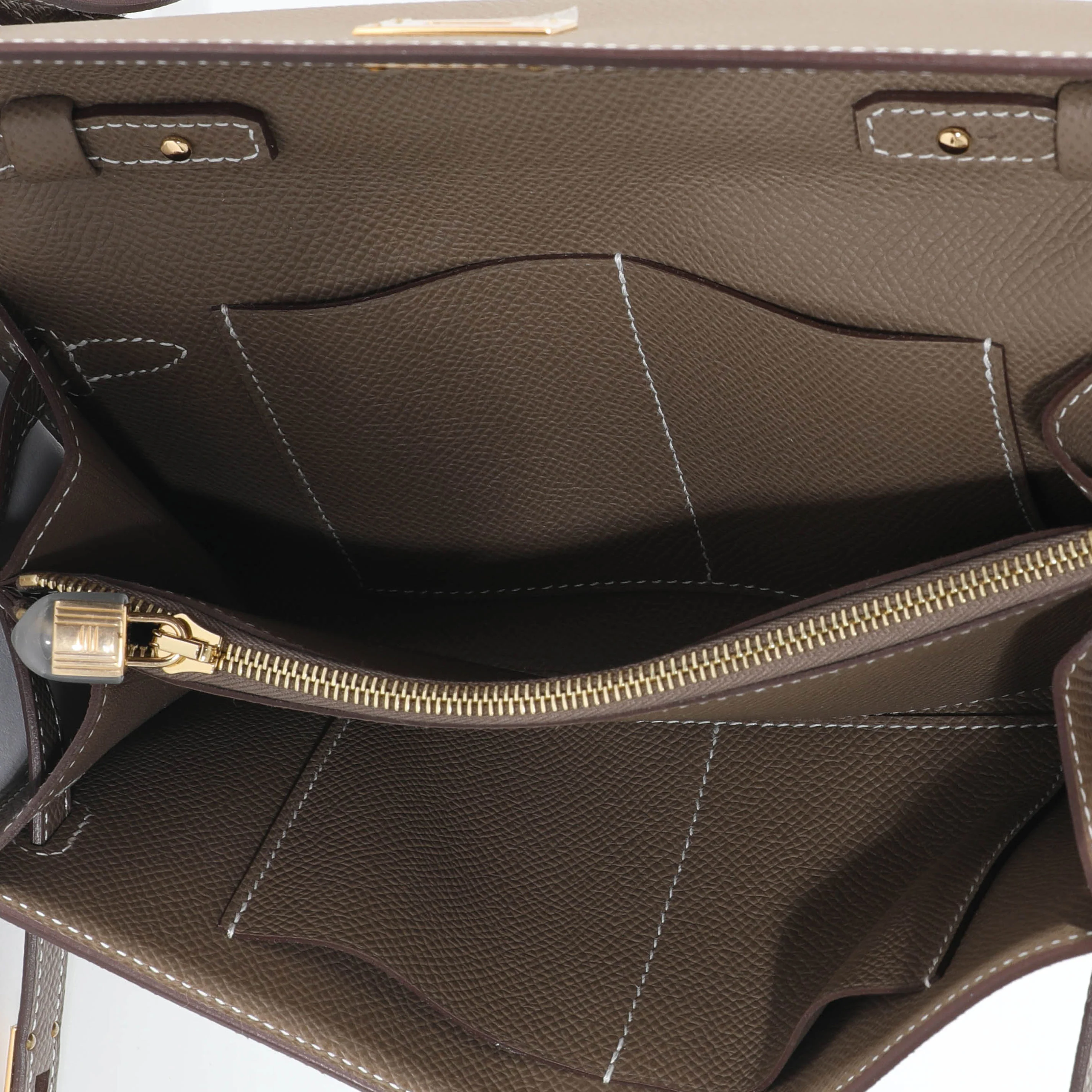 Hermès Etoupe Epsom Kelly To Go GHW - Image 8