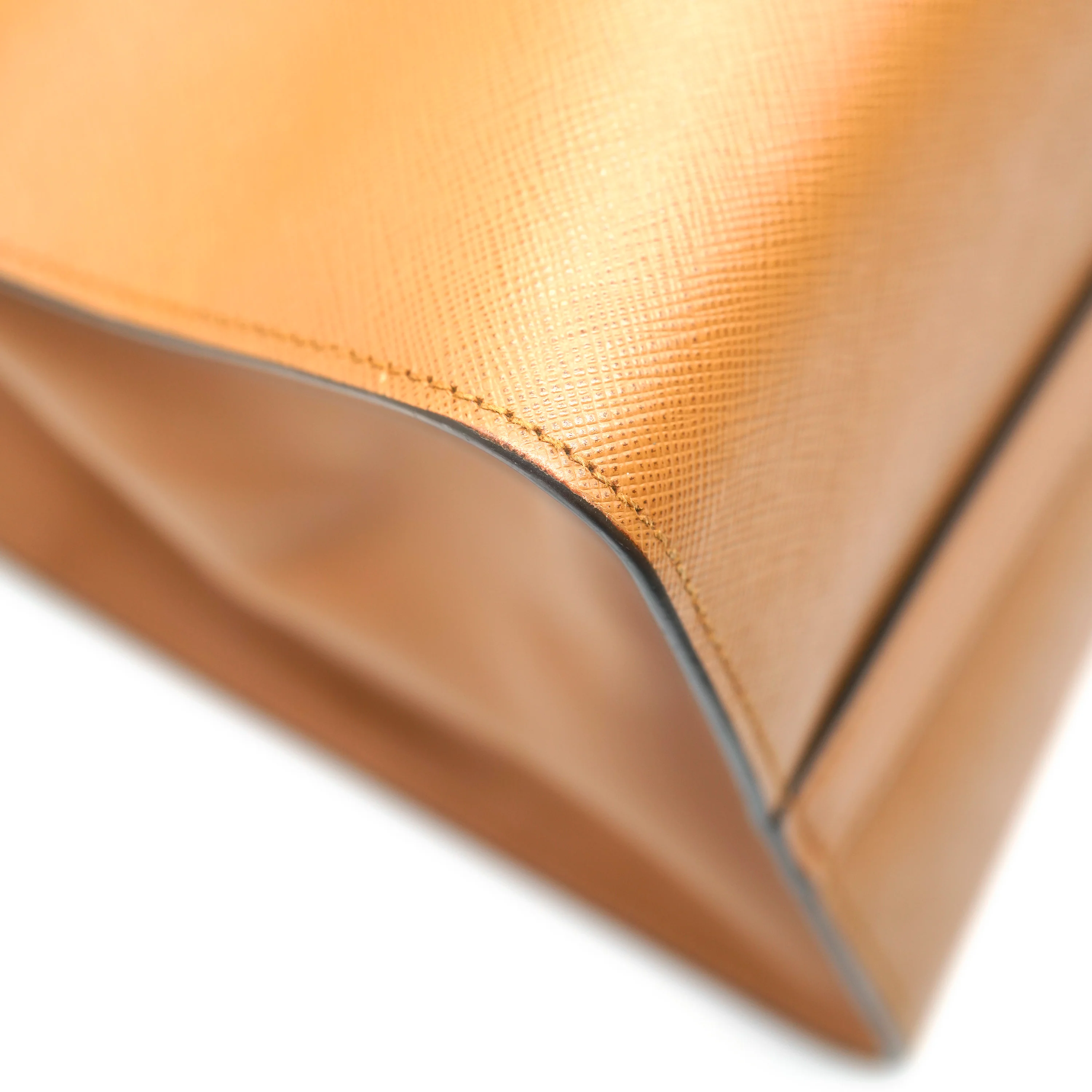 Prada Tan Saffiano Paradigme Tote - Image 4