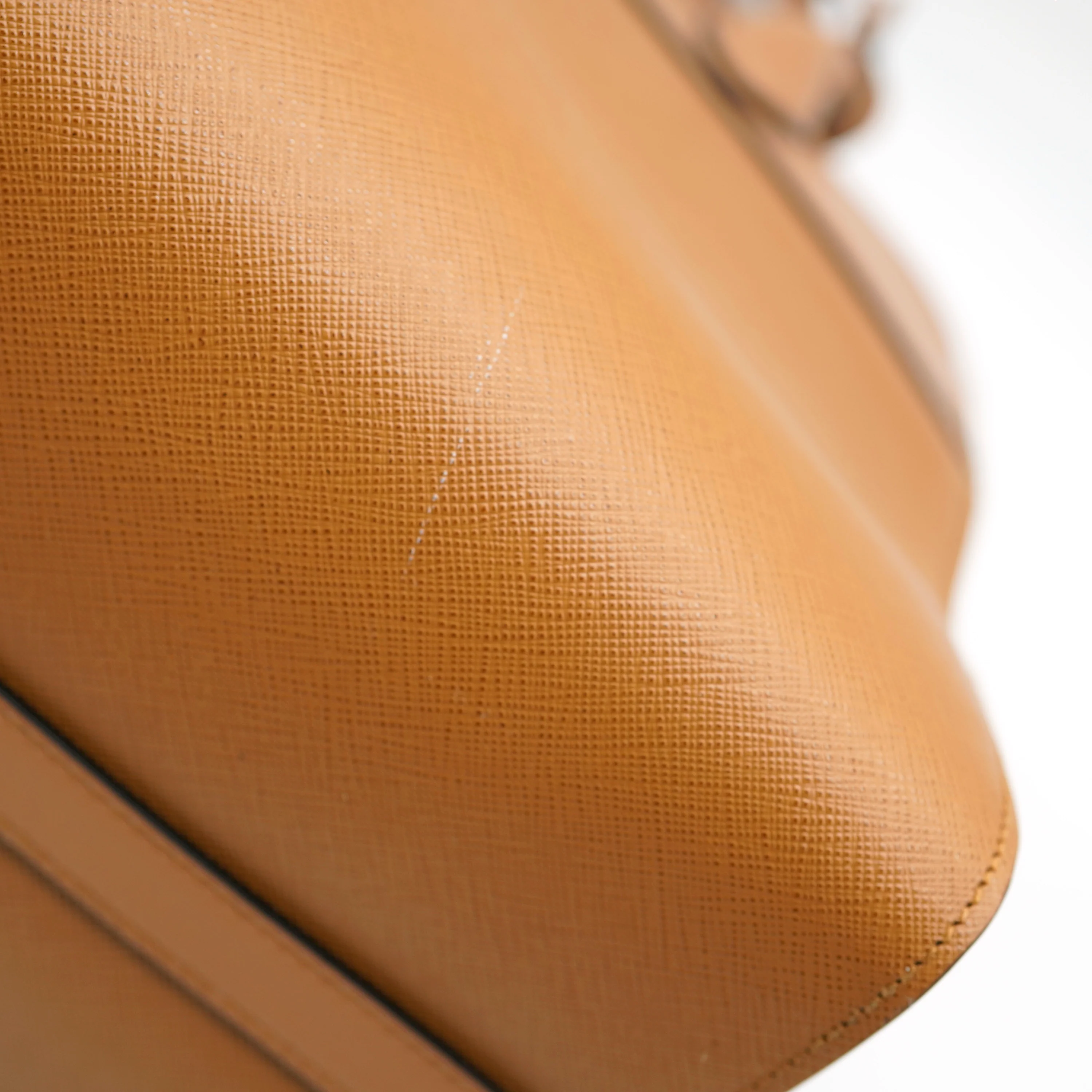 Prada Tan Saffiano Paradigme Tote - Image 5