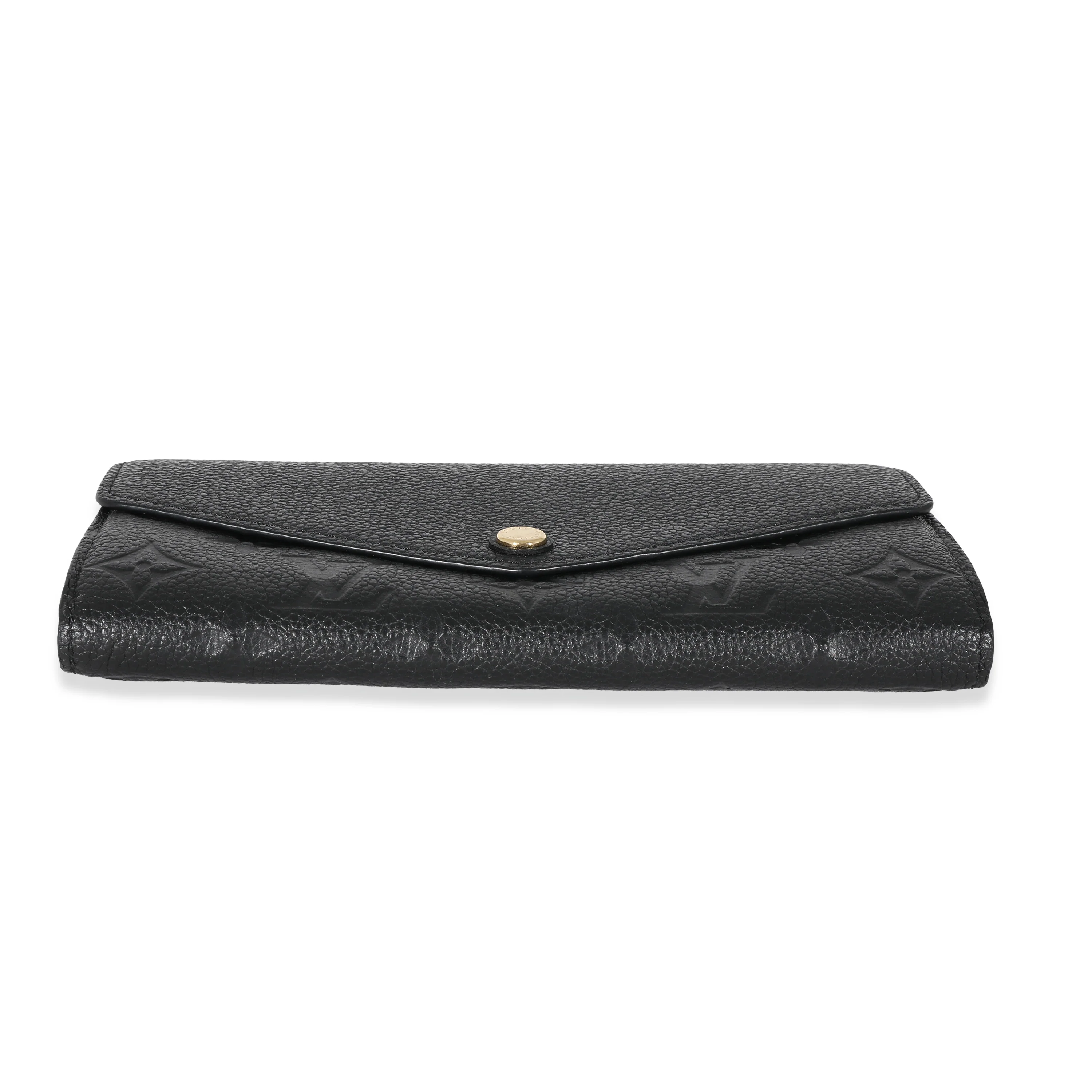 Louis Vuitton Black Empreinte Sarah Wallet - Image 6