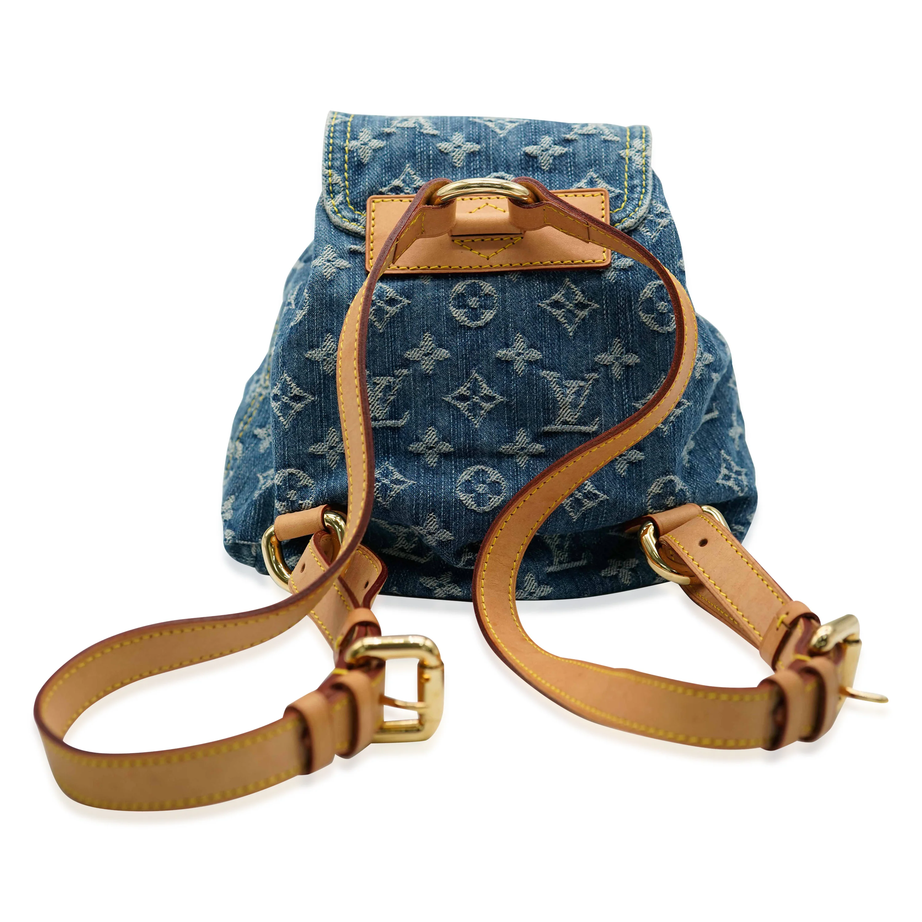 Louis Vuitton Blue Monogram Denim Sac a Dos PM - Image 2
