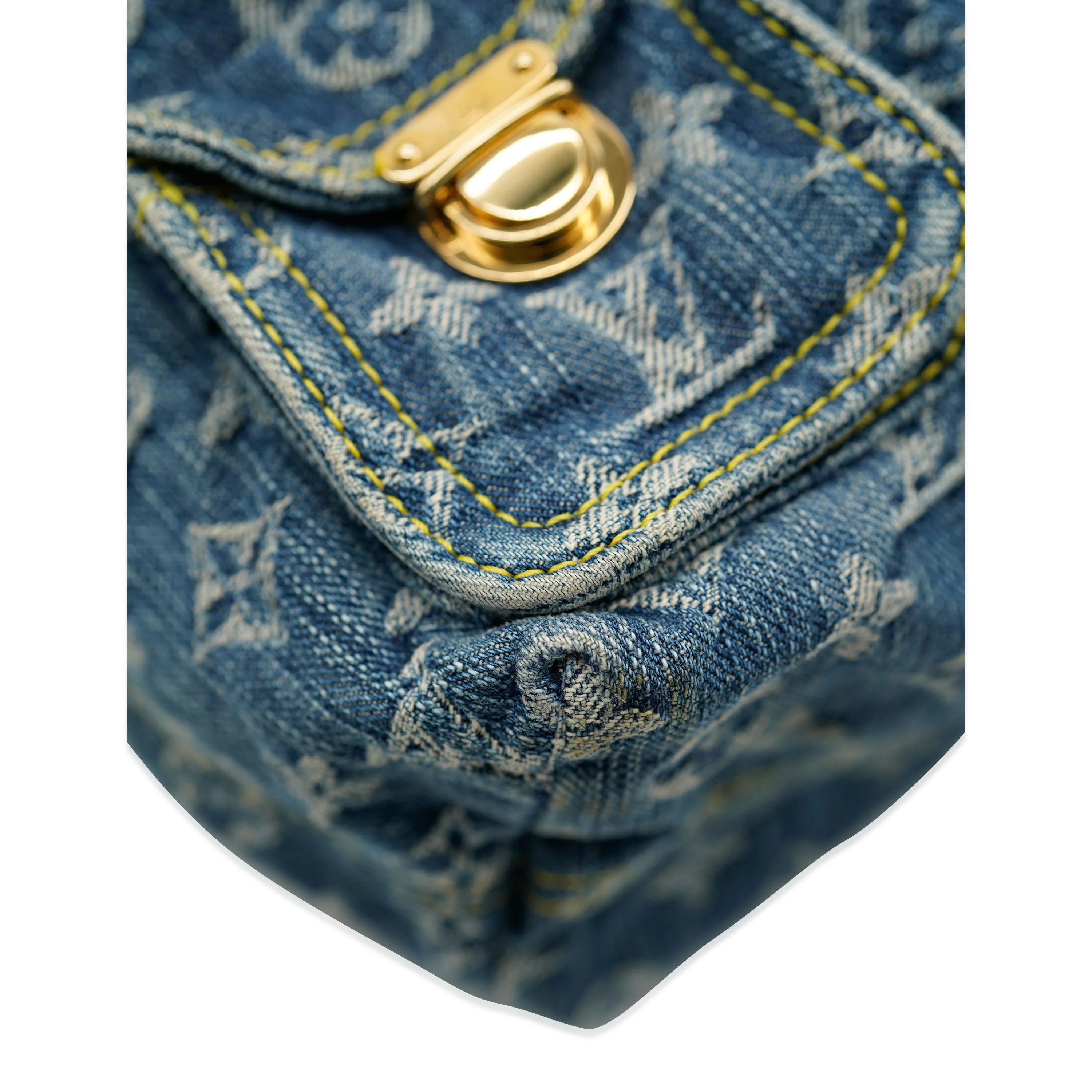 Louis Vuitton Blue Monogram Denim Sac a Dos PM - Image 8