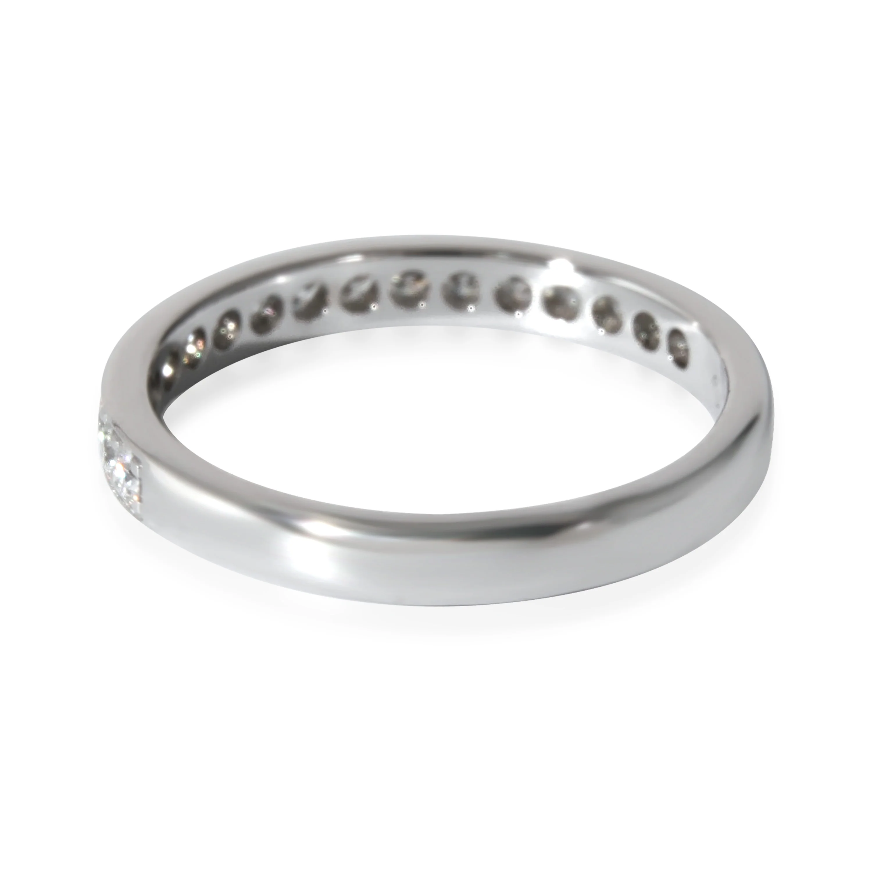 Cartier 1895 Wedding Band in  Platinum 0.27 CTW - Image 4