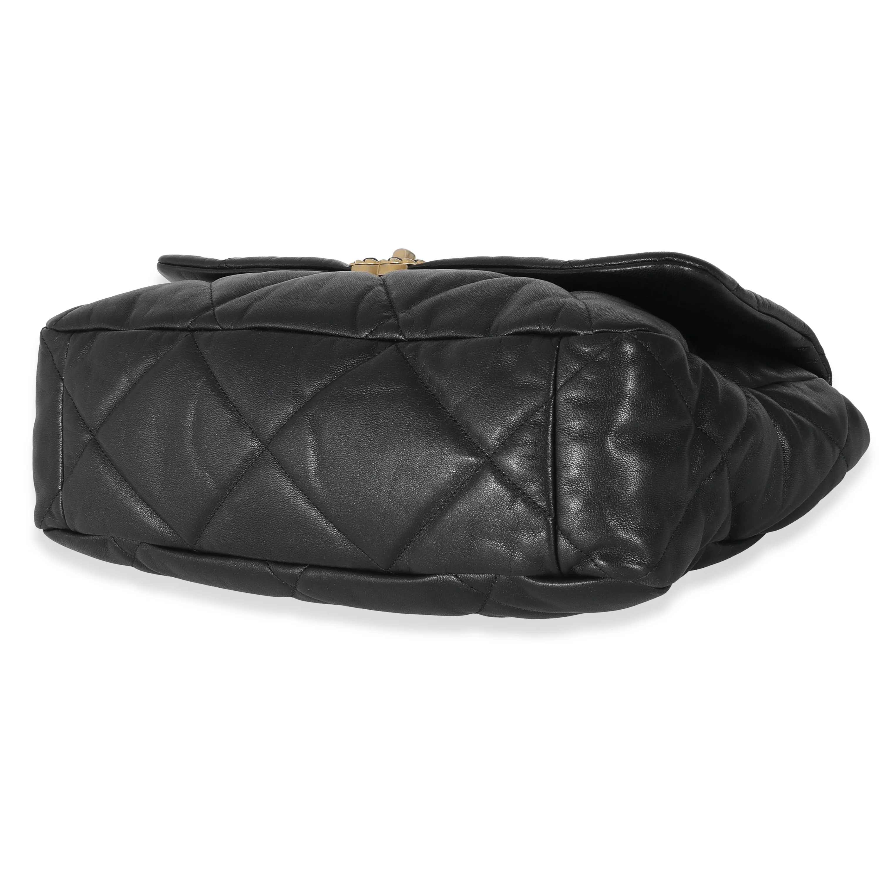 Chanel Black Quilted Lambskin Chanel 19 Maxi Flap Bag - Image 7