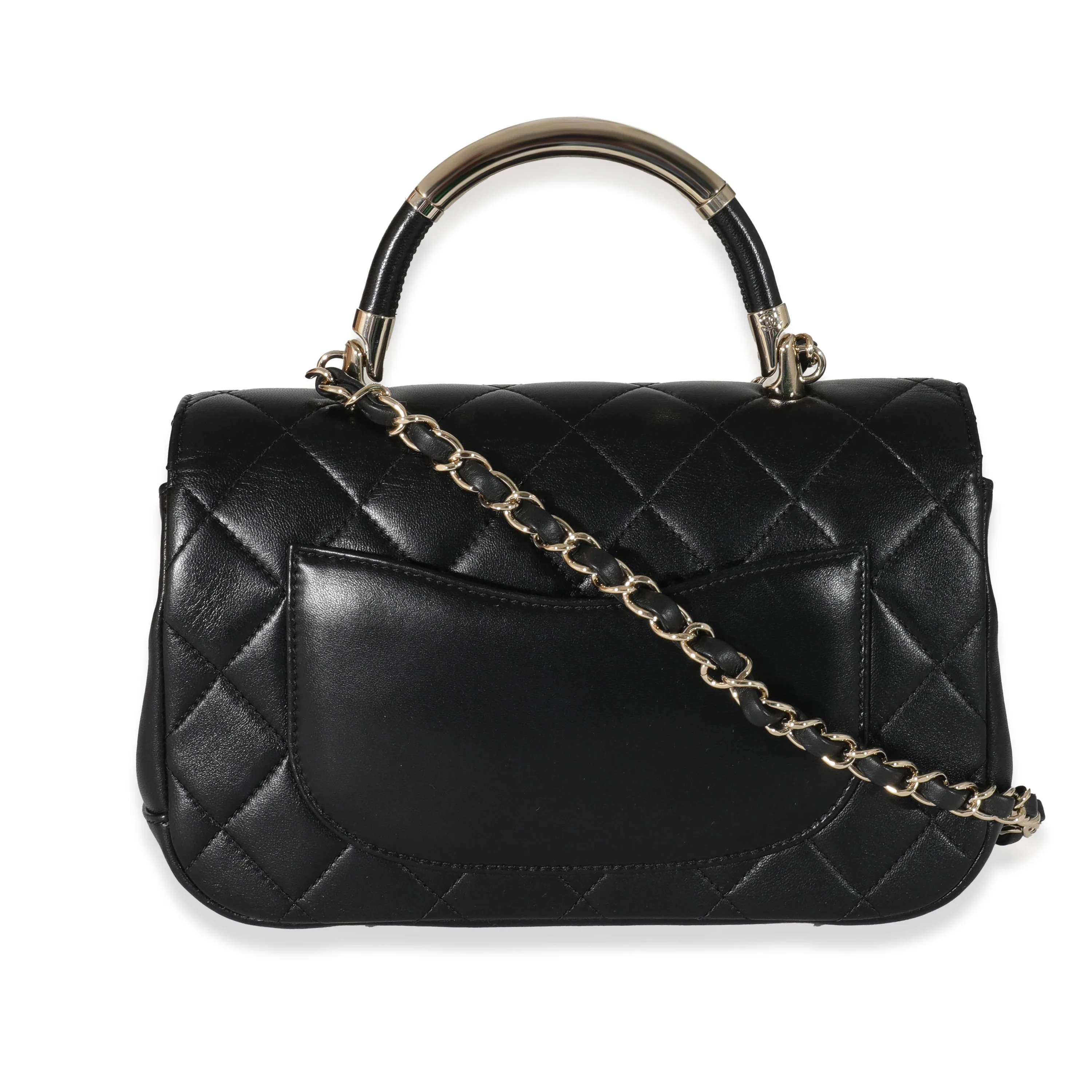 Chanel 17P Black Lambskin Chic Carry Flap Bag - Image 3