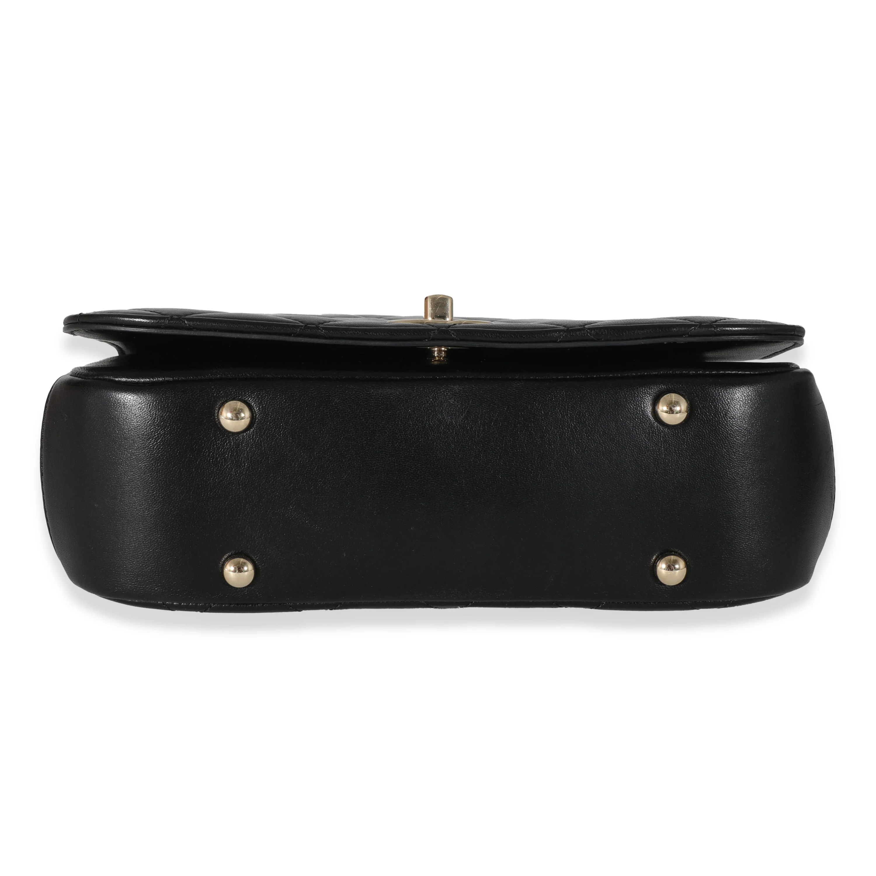 Chanel 17P Black Lambskin Chic Carry Flap Bag - Image 7