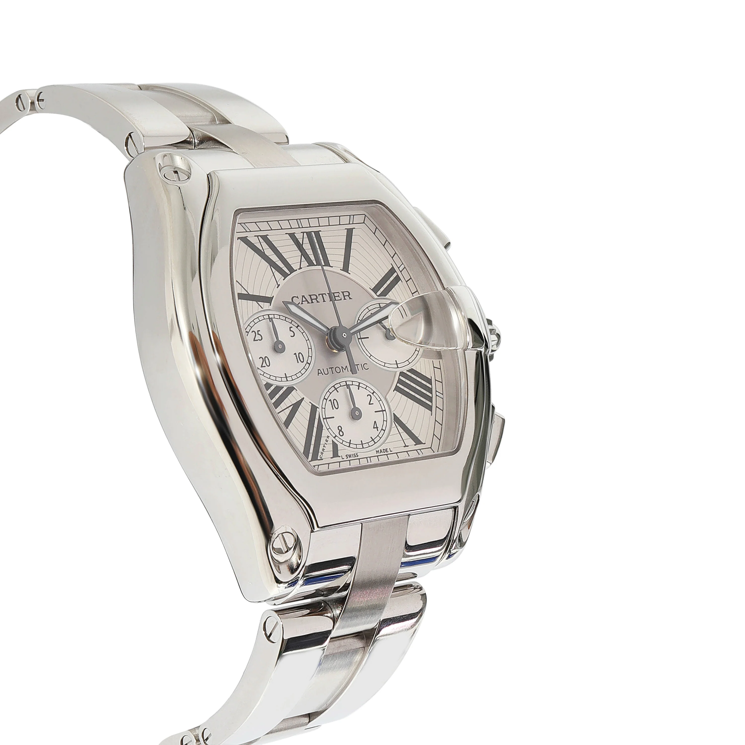 Cartier Roadster W62019X6 Mens Watch in  Stainless Steel - Image 2