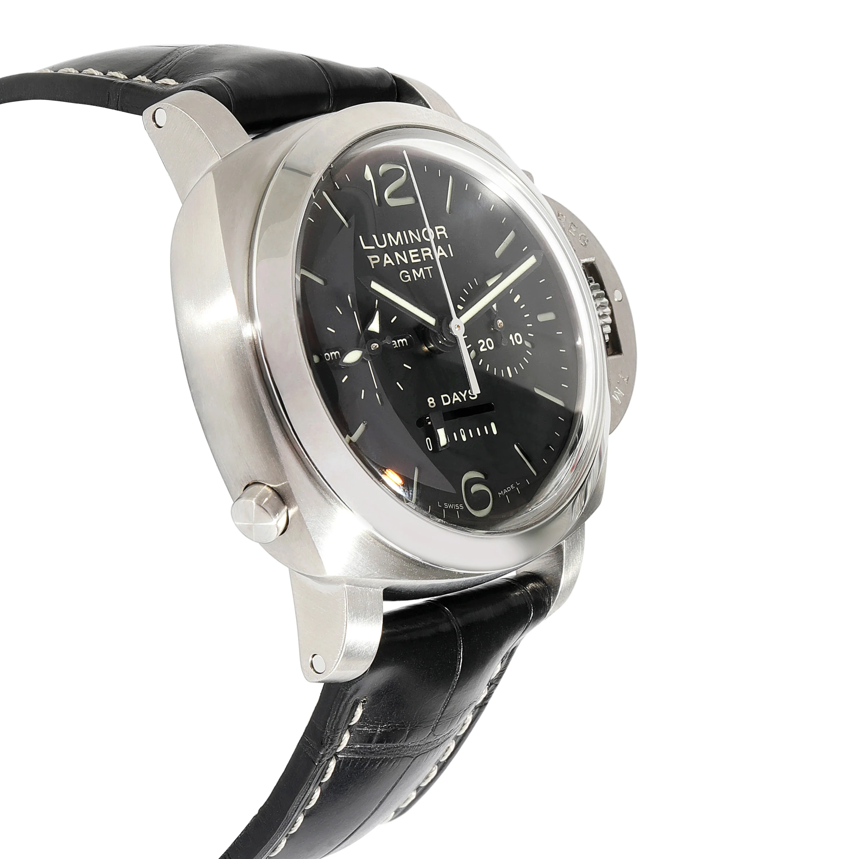 Panerai Luminor 1950 Monopulsante GMT PAM00275 Mens Watch in Stainless Steel - Image 2