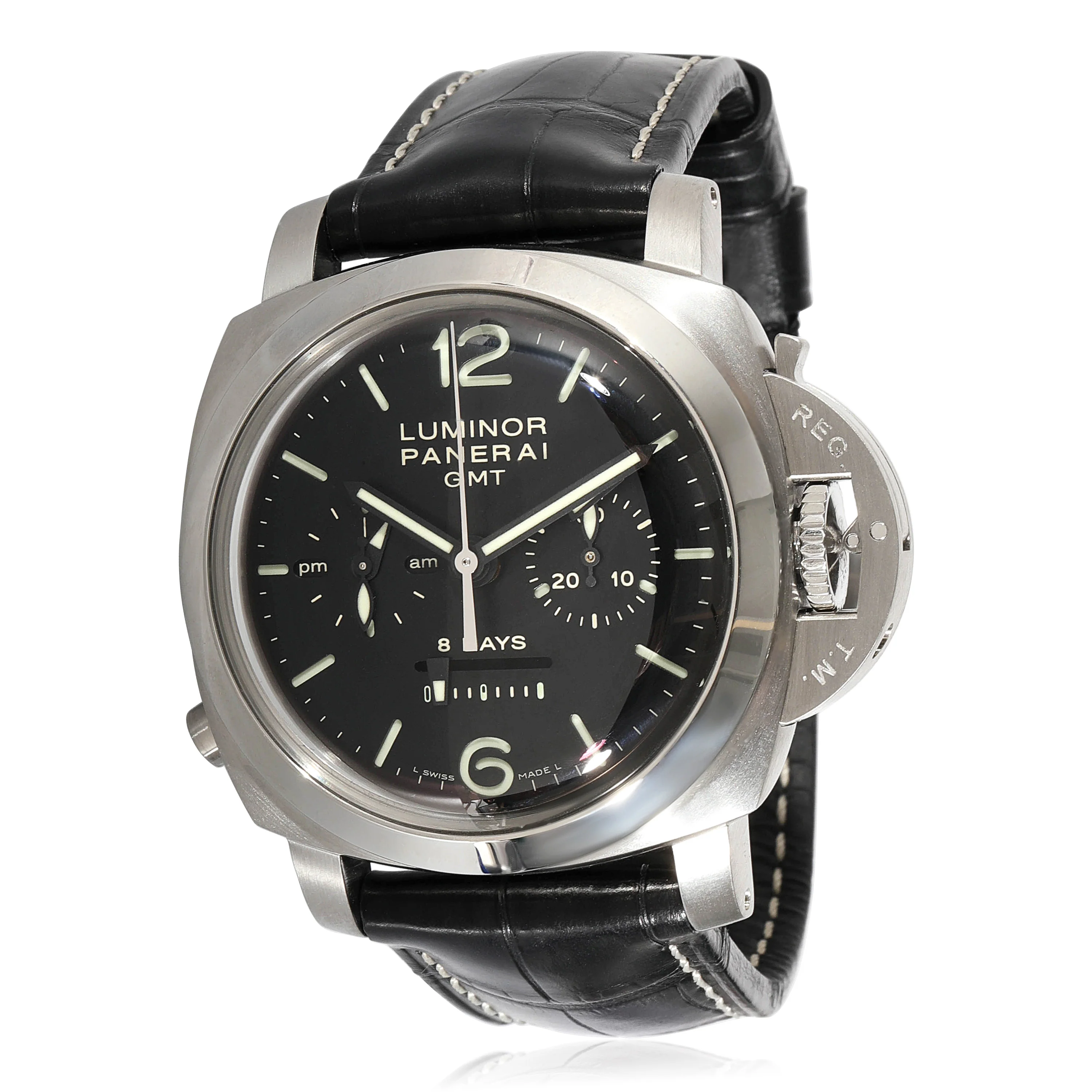Panerai Luminor 1950 Monopulsante GMT PAM00275 Mens Watch in Stainless Steel - Image 5