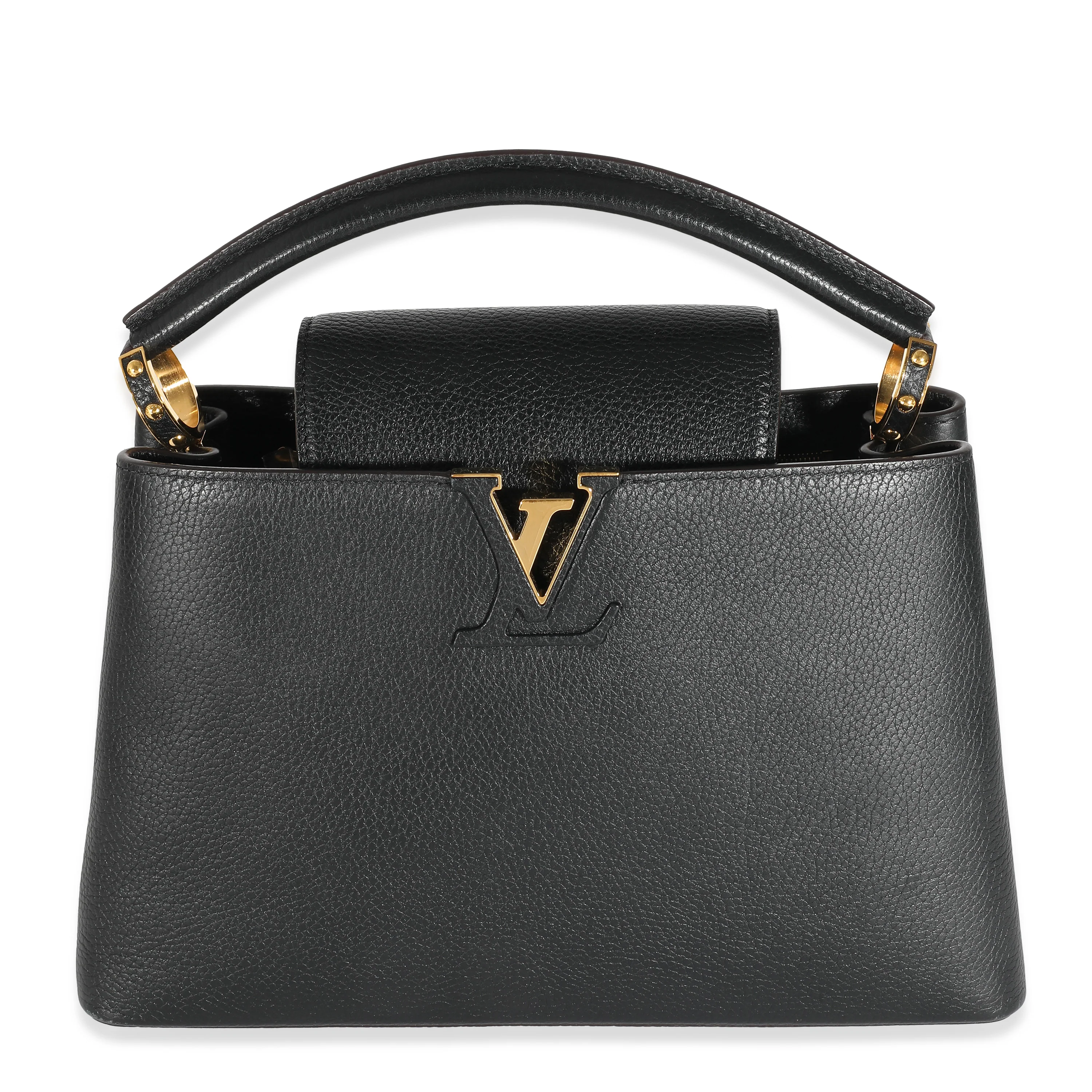 Black Taurillon Capucines MM - Image 2