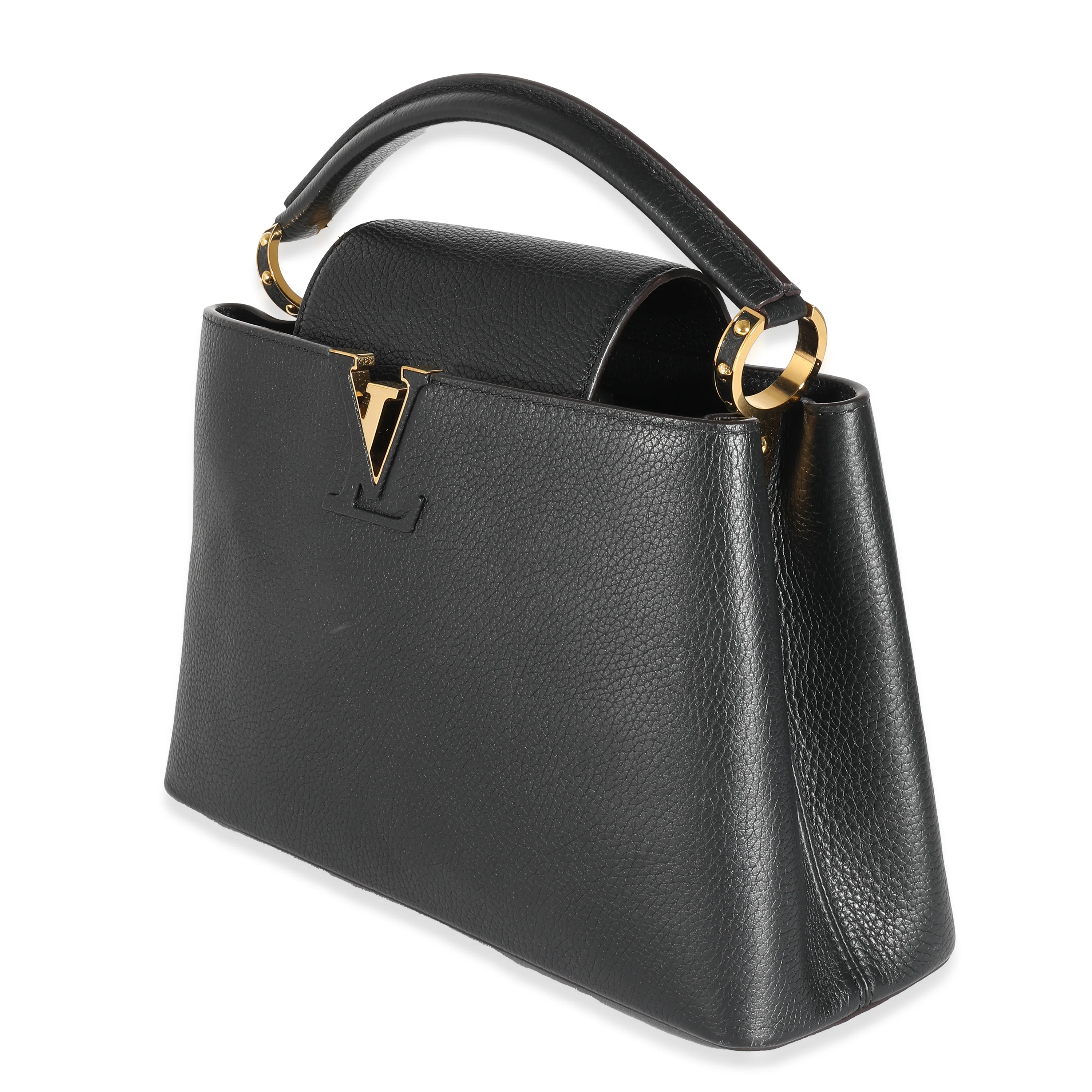 Black Taurillon Capucines MM - Image 3
