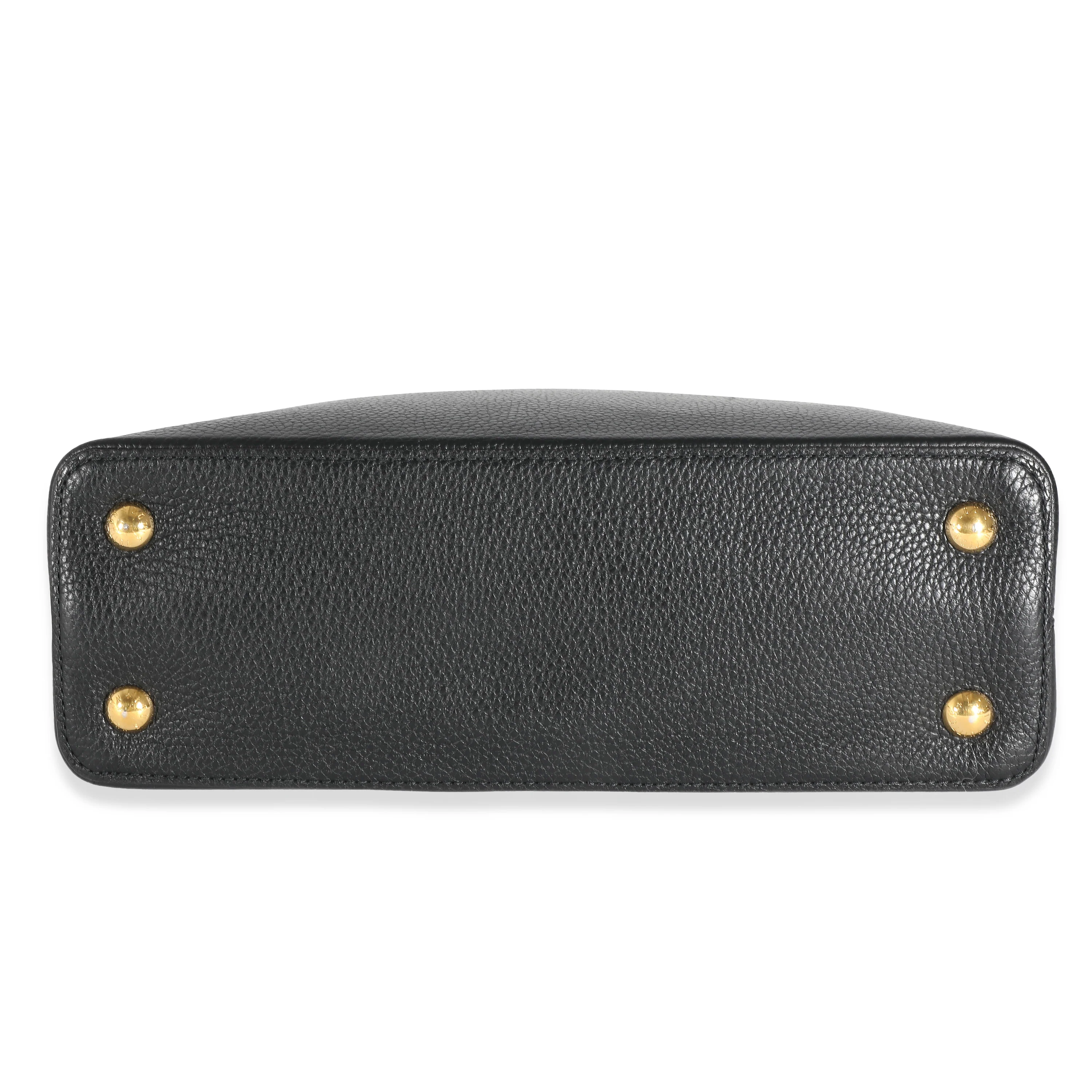 Black Taurillon Capucines MM - Image 4