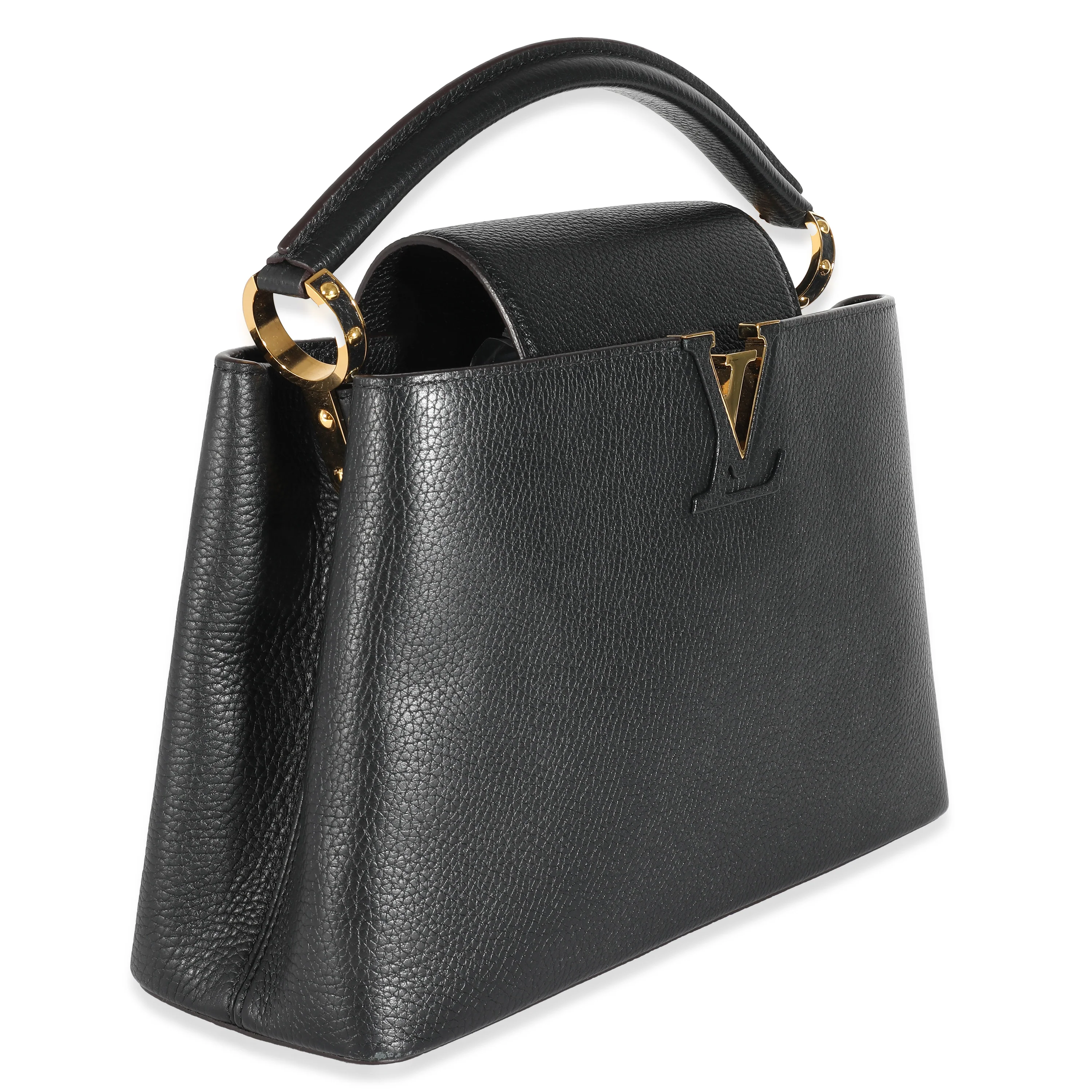 Black Taurillon Capucines MM - Image 7