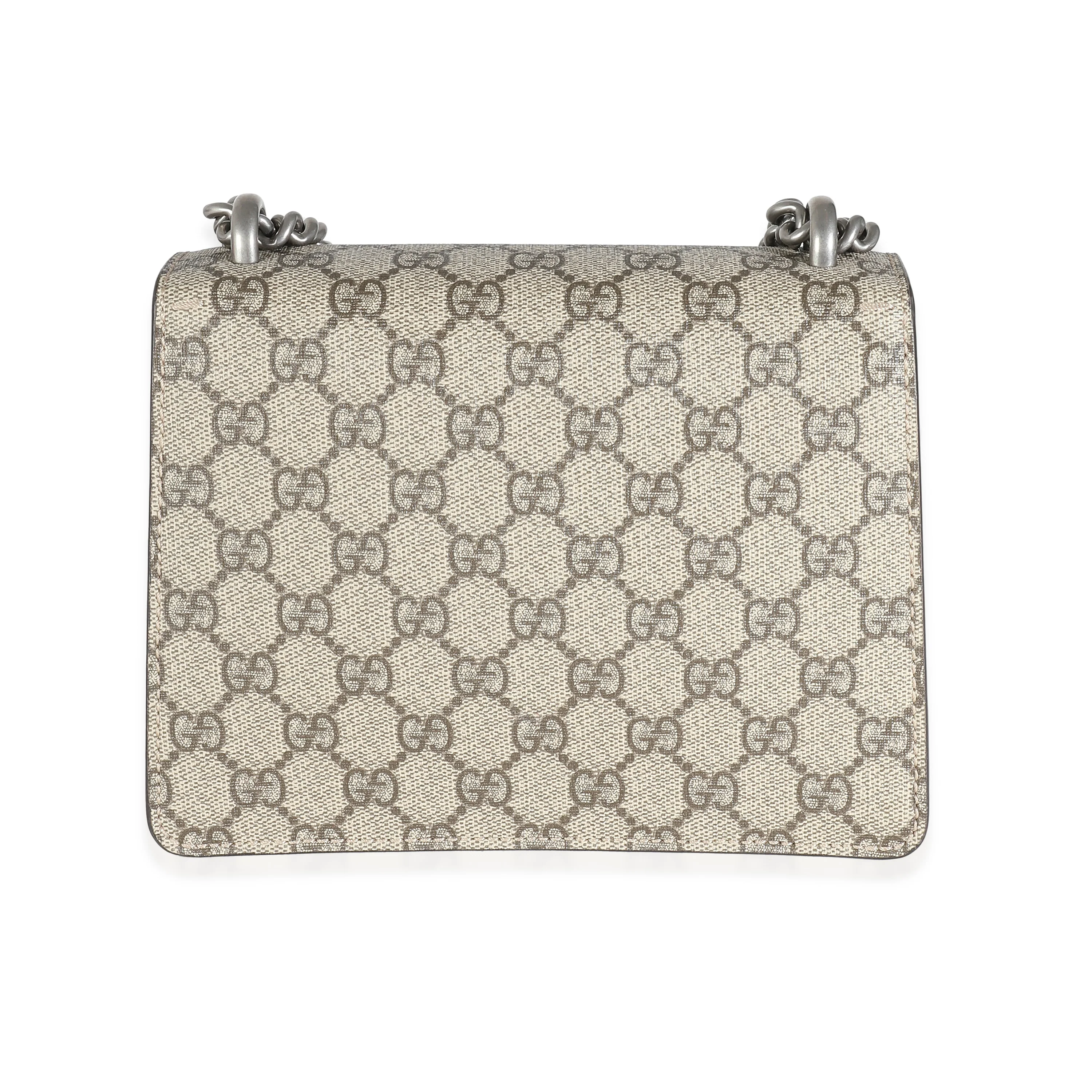 Gucci Red Suede GG Supreme Mini Dionysus - Image 5