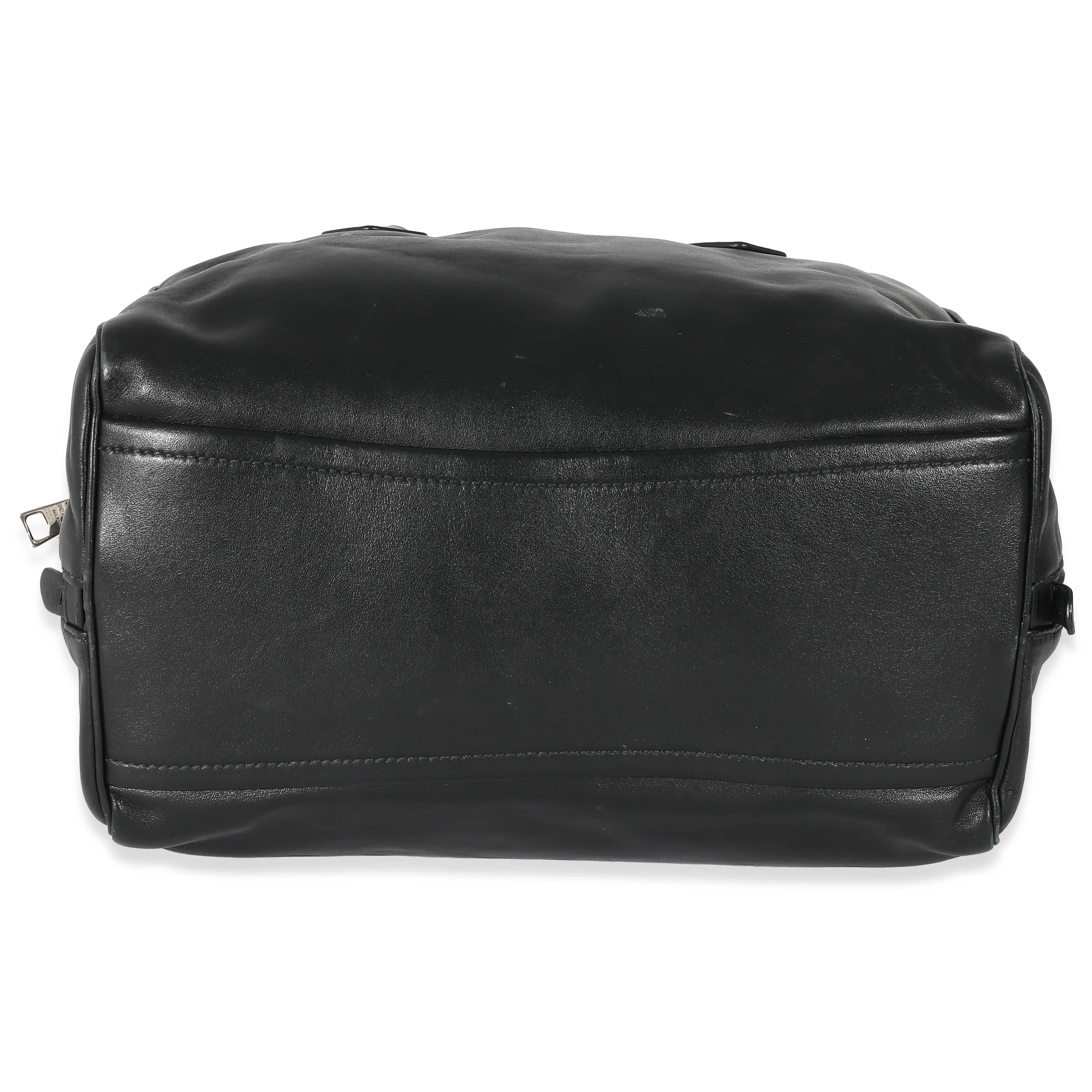 Prada Black Soft Calfskin Medium Inside Bauletto Bag - Image 5