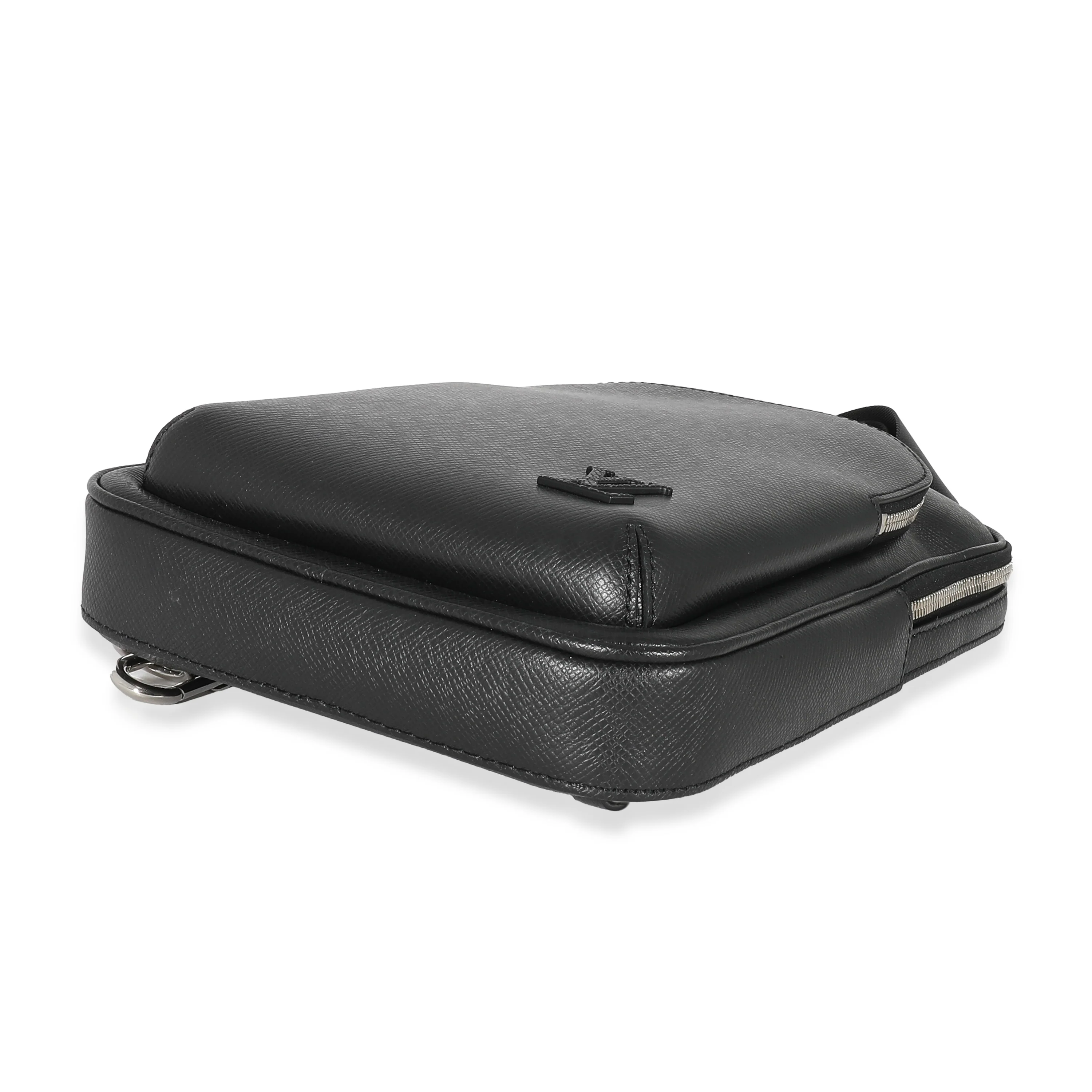 Louis Vuitton Black Taiga Avenue Sling Bag - Image 6