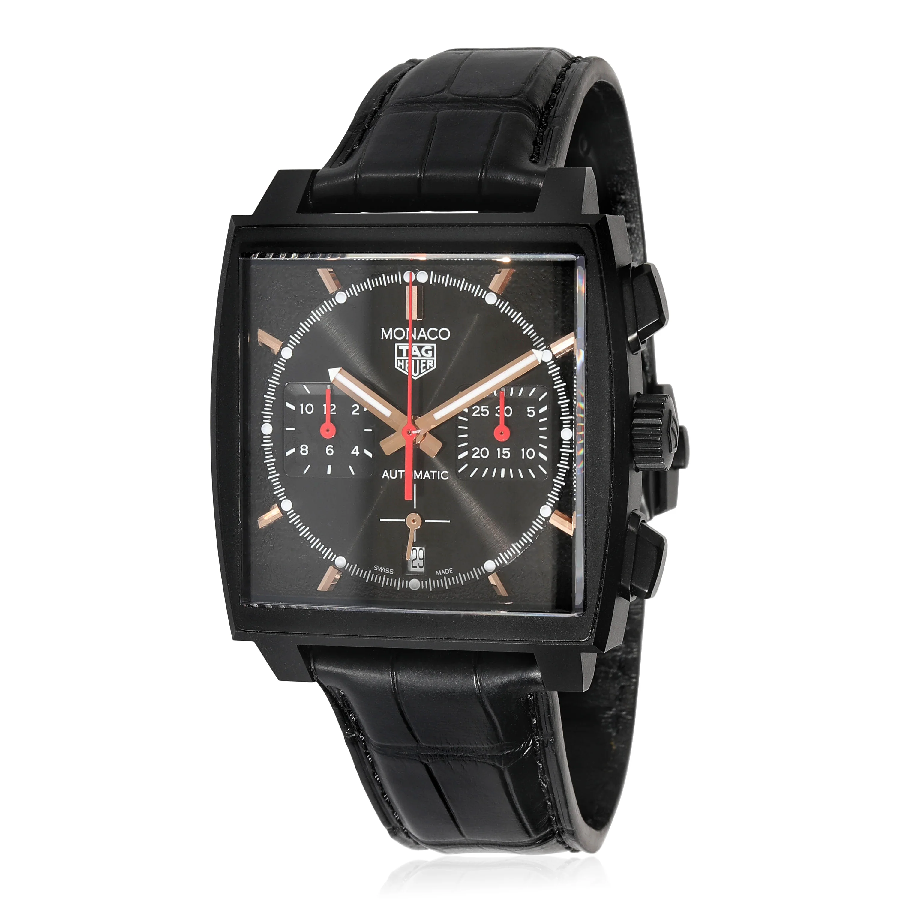 Tag Heuer Monaco Dark Lord CBL2180.FC6497 Mens Watch in Titanium - Image 6