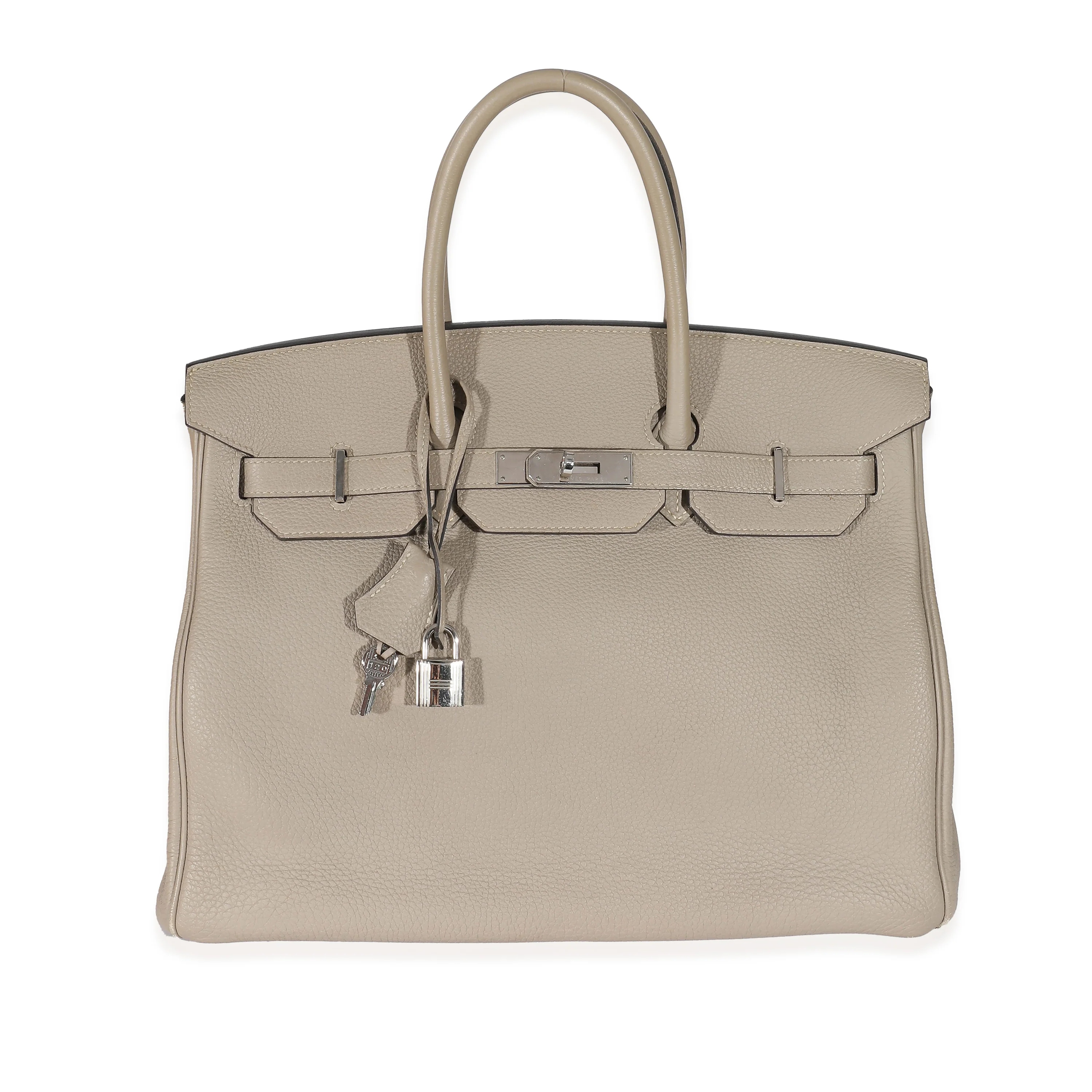 Hermès Gris Tourterelle Togo Birkin 35 PHW - Image 2