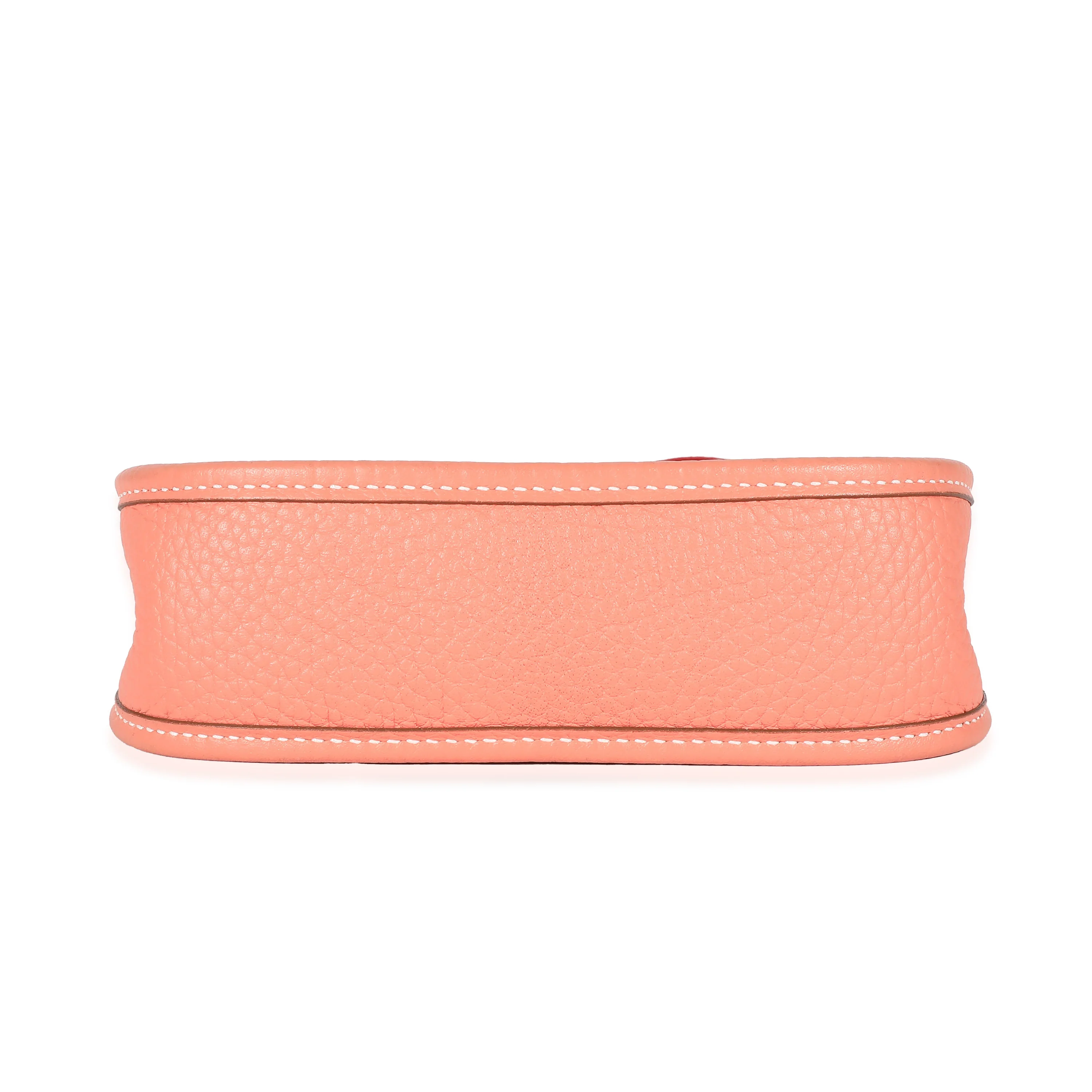 Hermès Clemence Flamingo Coral Mini Evelyne TPM 16 - Image 5
