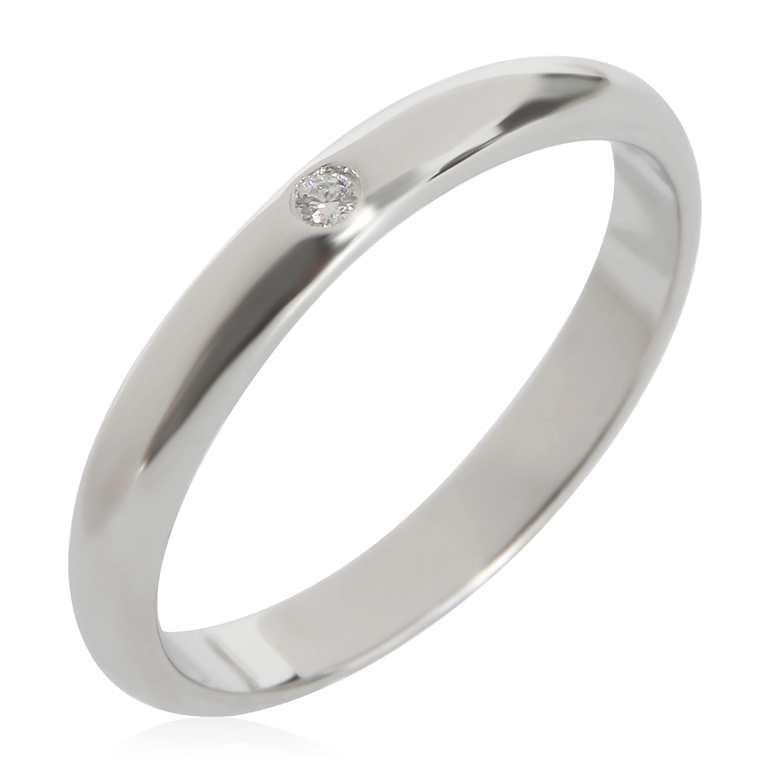 Cartier 1895 Diamond Band in Platinum 0.01 CTW - Image 4