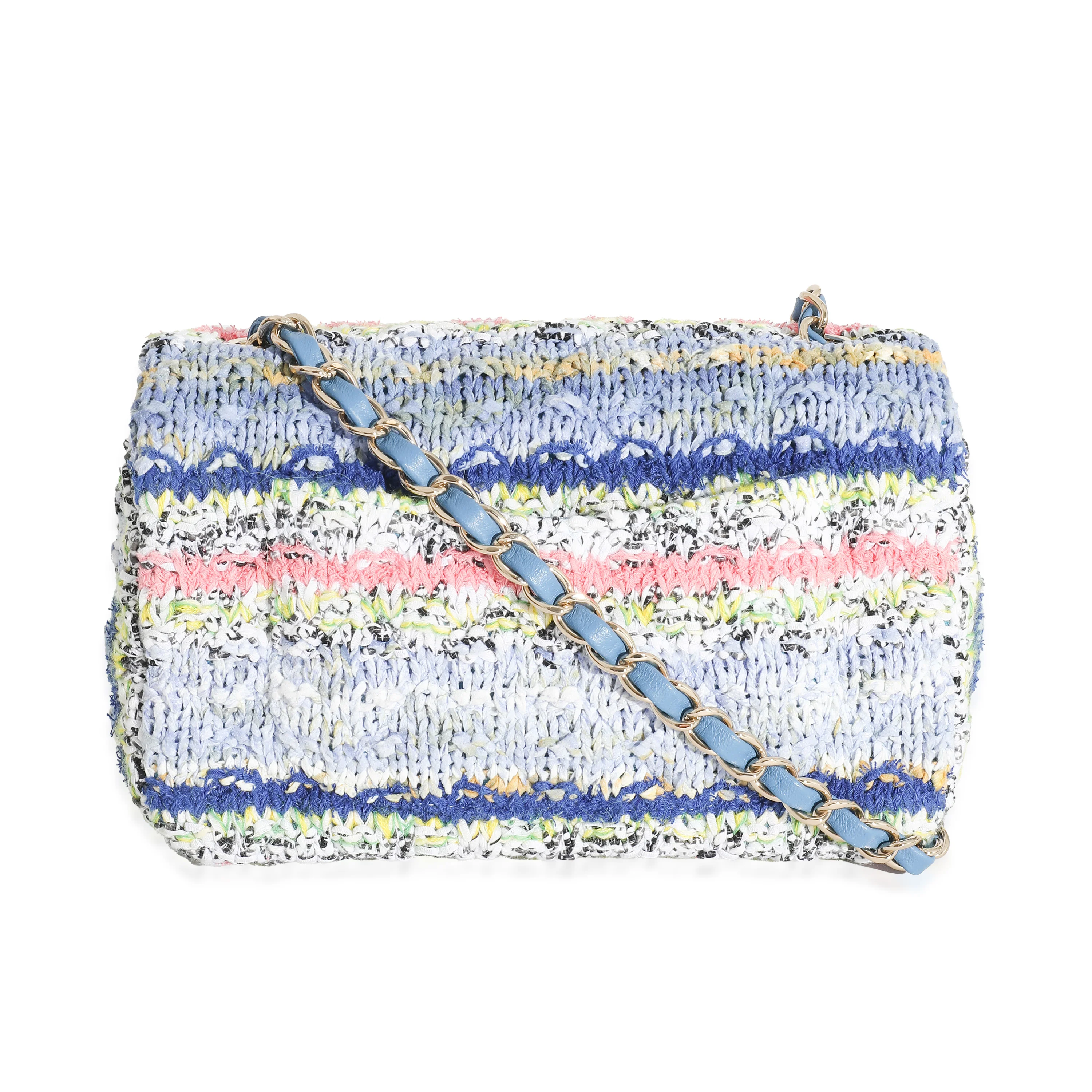 Chanel Multicolor Tweed Mini Rectangular Flap Bag - Image 3