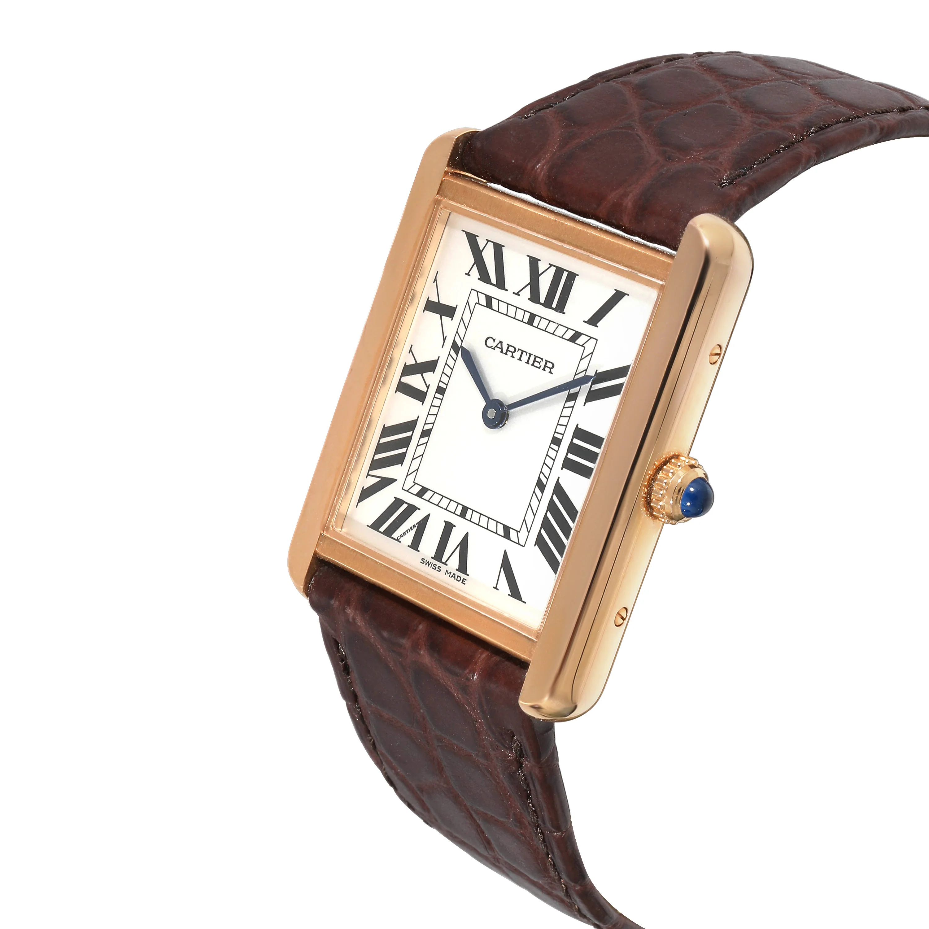 Cartier Tank Solo W5200025 Unisex Watch in 18kt Rose Gold/Stainless Steel - Image 2