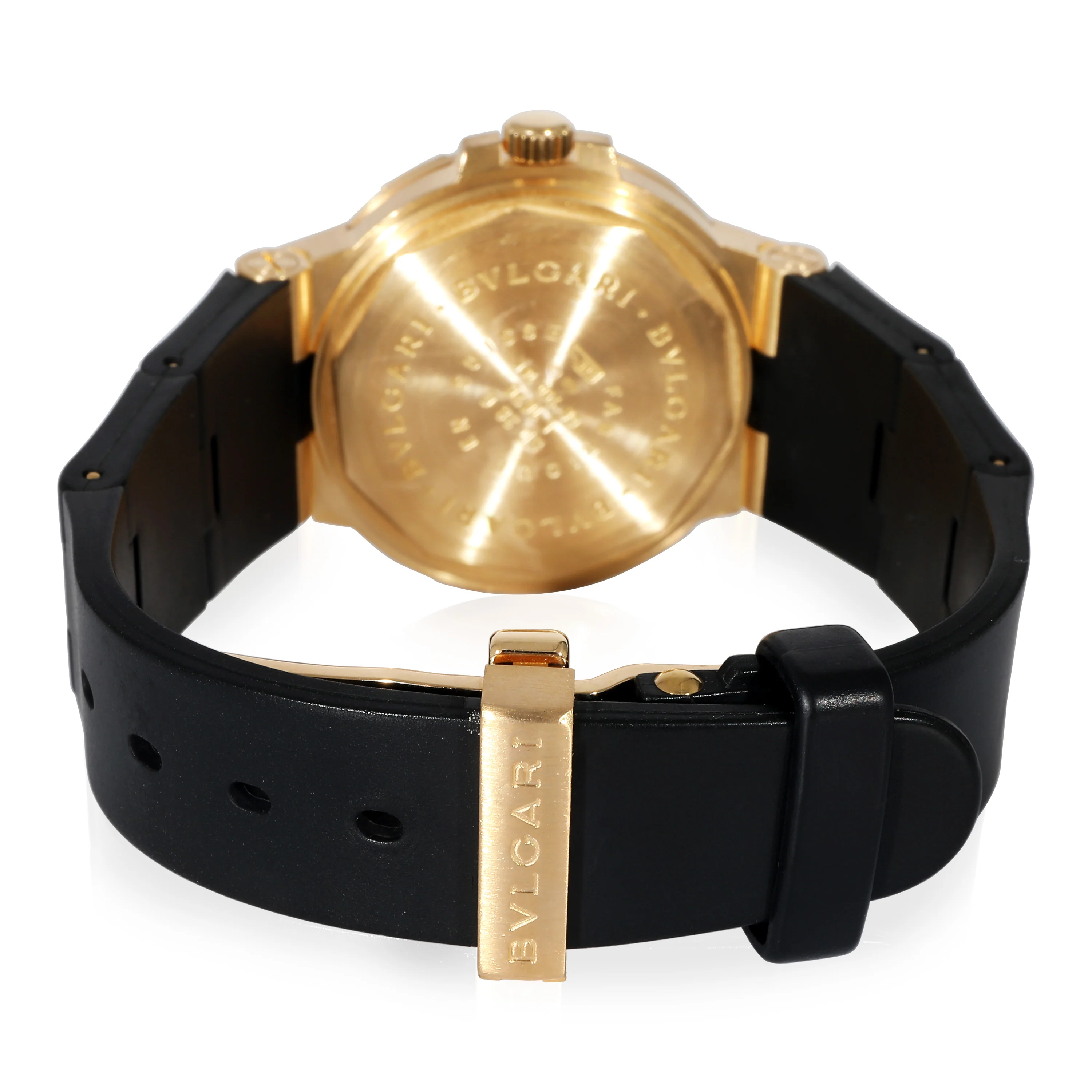 BVLGARI Diagono SD 38 G Mens Watch in 18k Yellow Gold - Image 4