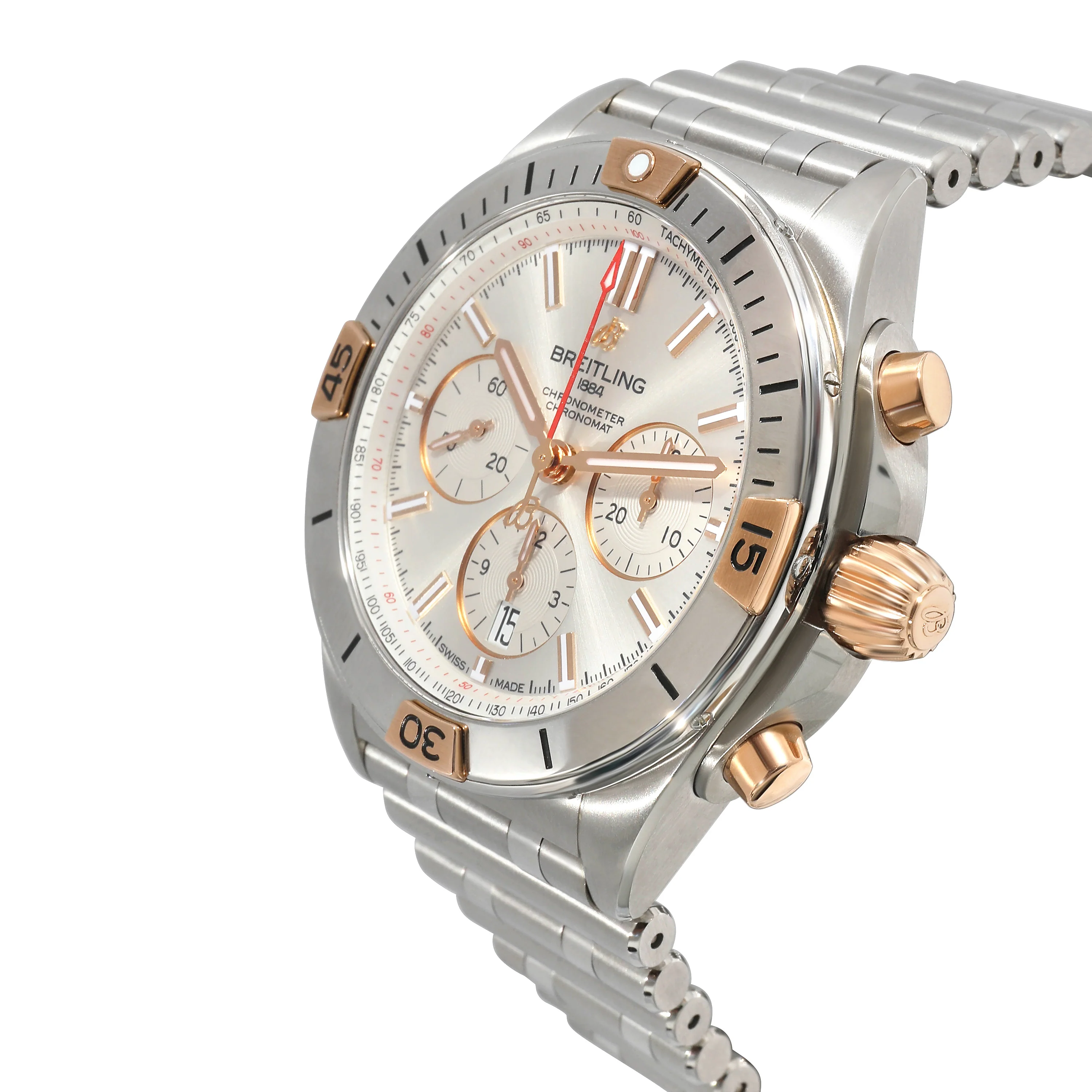 Breitling Chronomat B01 42 IB0134101G1A1 Mens Watch in 18kt Rose Gold/Stainless - Image 3