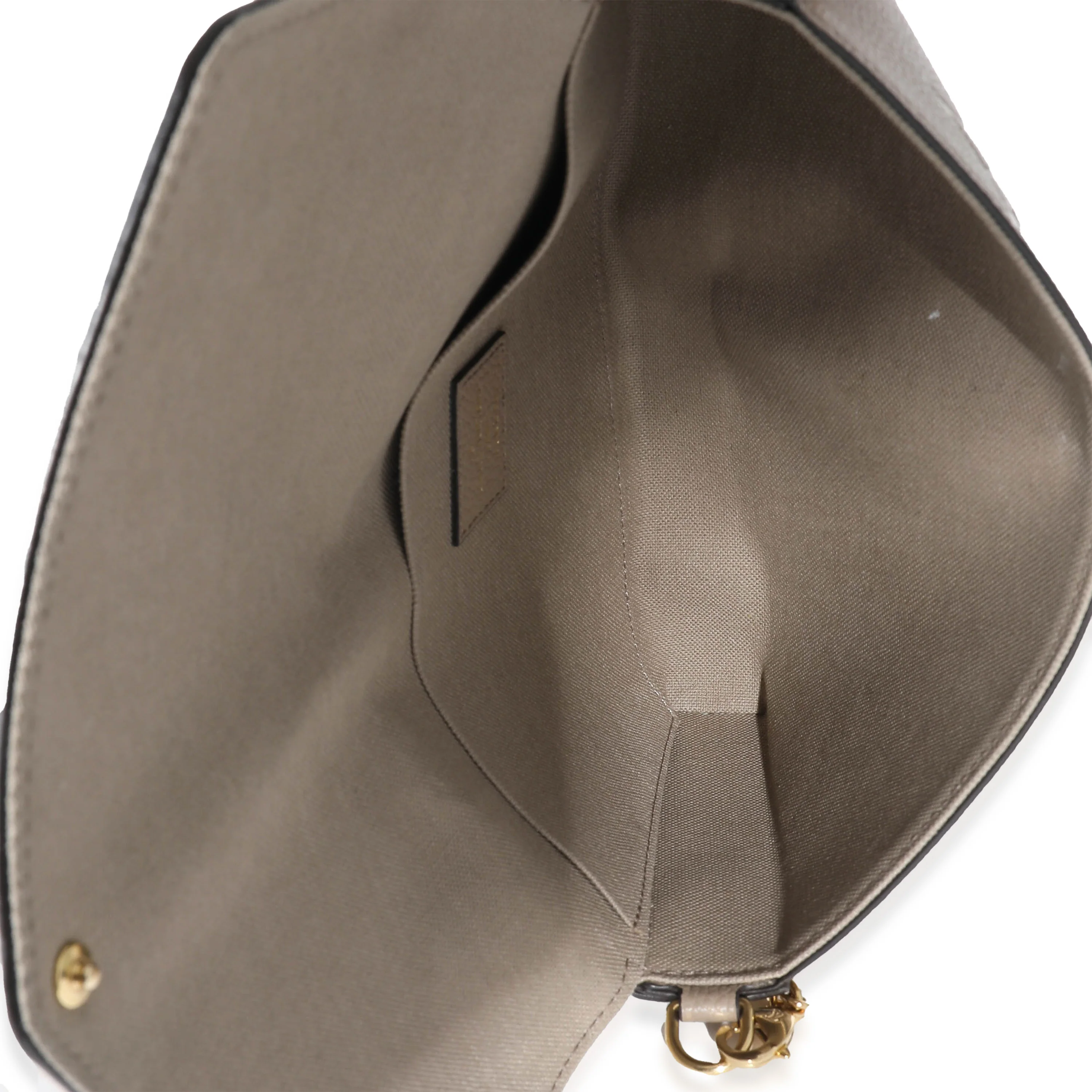 Louis Vuitton Tourterelle Creme Empreinte Monogram Giant Félicie Pochette - Image 9
