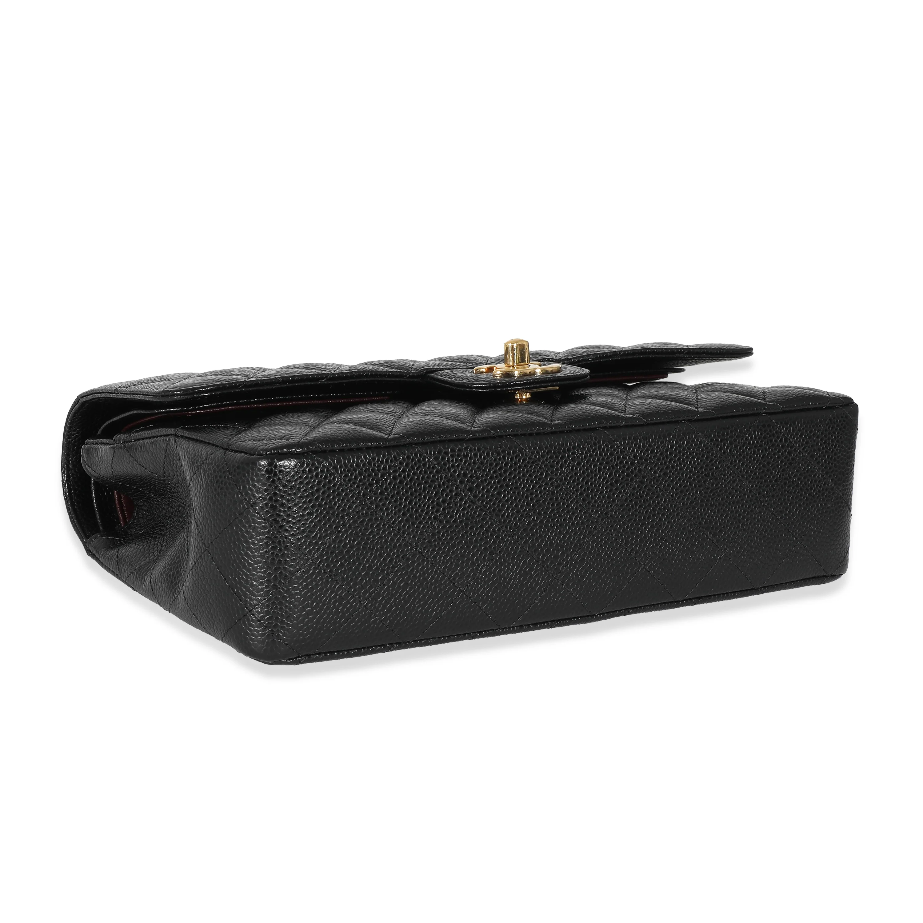 Chanel Black Caviar Medium Classic Double Flap Bag - Image 6