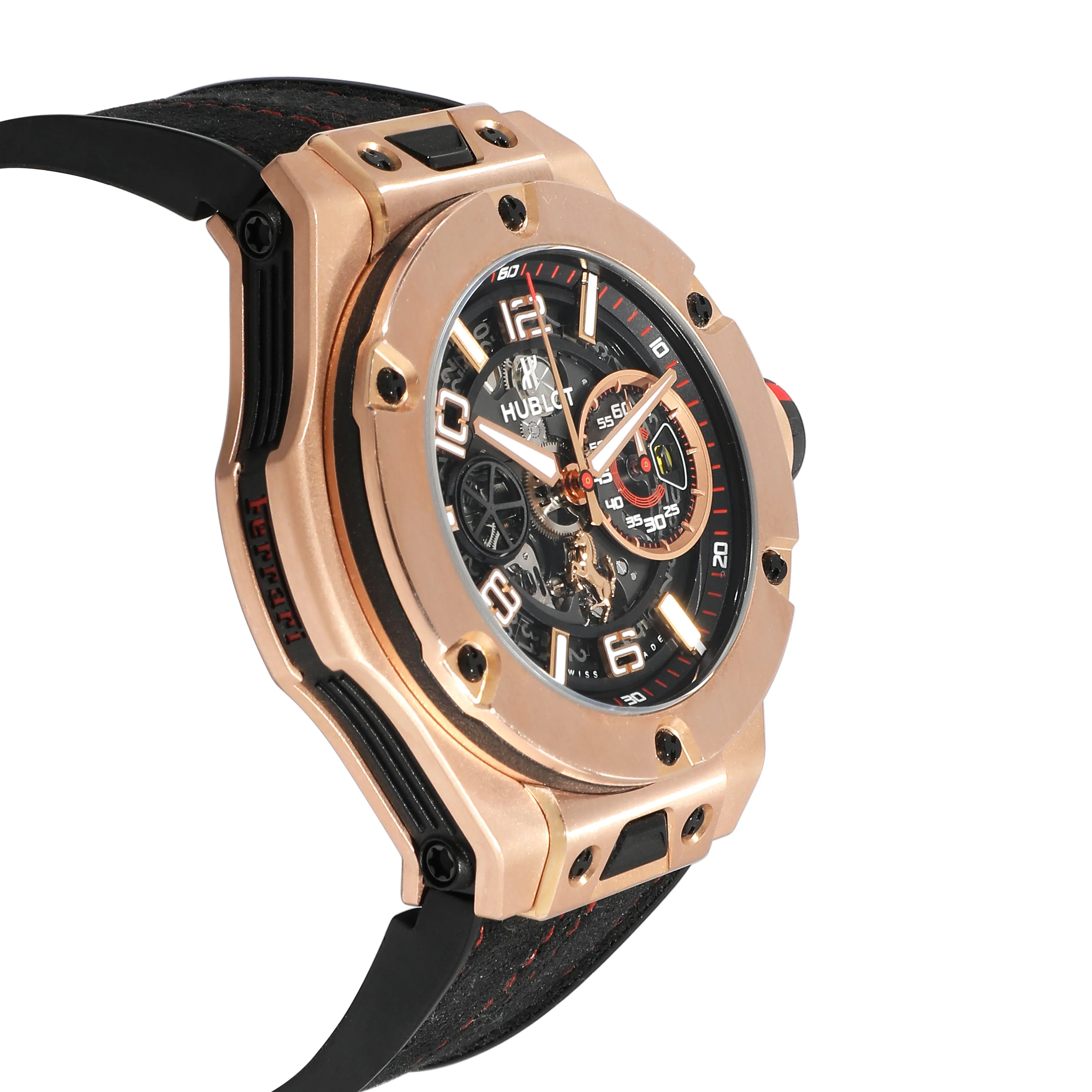 Hublot Big Bang Unico Ferrari 402.OX.0138.WR Mens Watch in 18kt Titanium/Rose G - Image 2