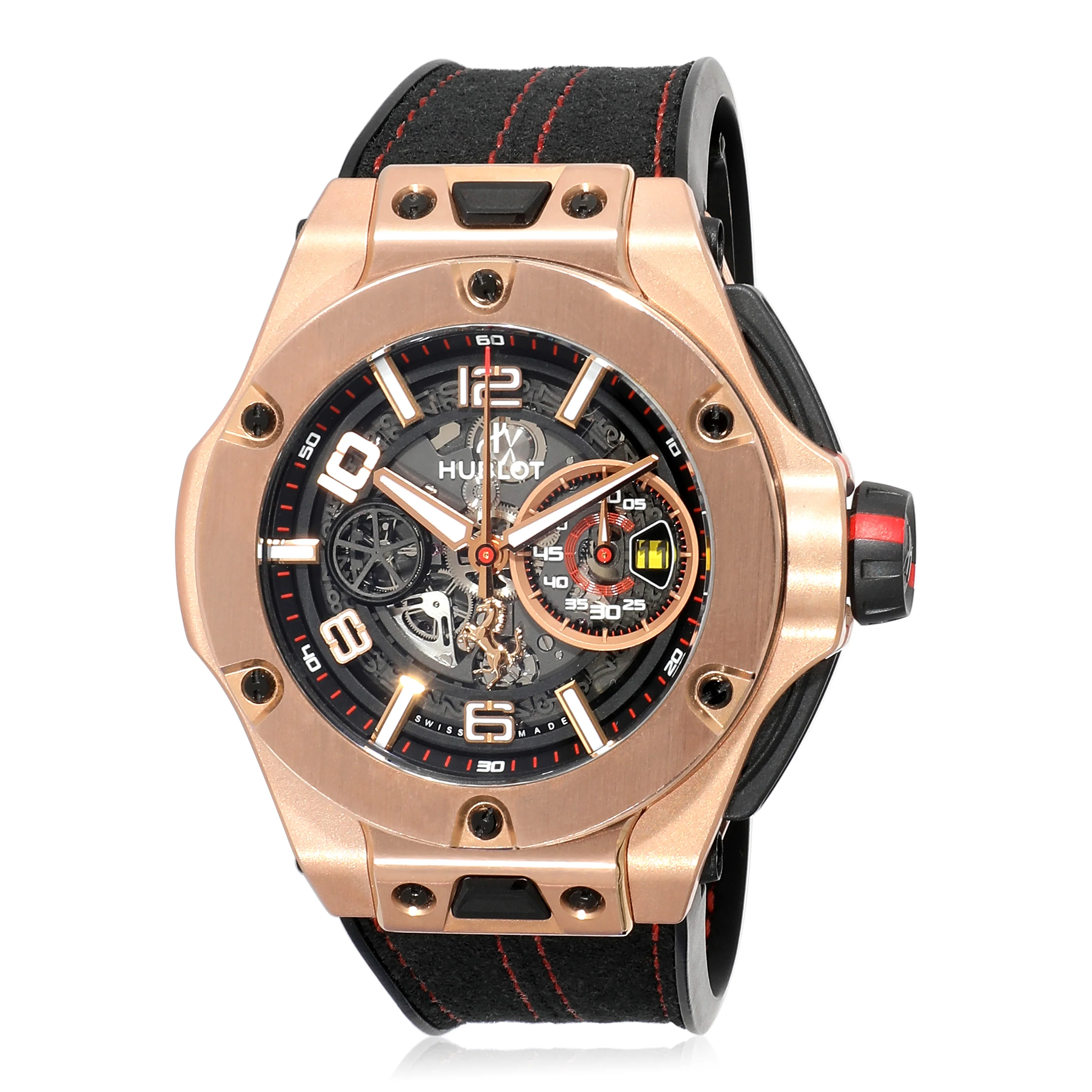 Hublot Big Bang Unico Ferrari 402.OX.0138.WR Mens Watch in 18kt Titanium/Rose G - Image 5