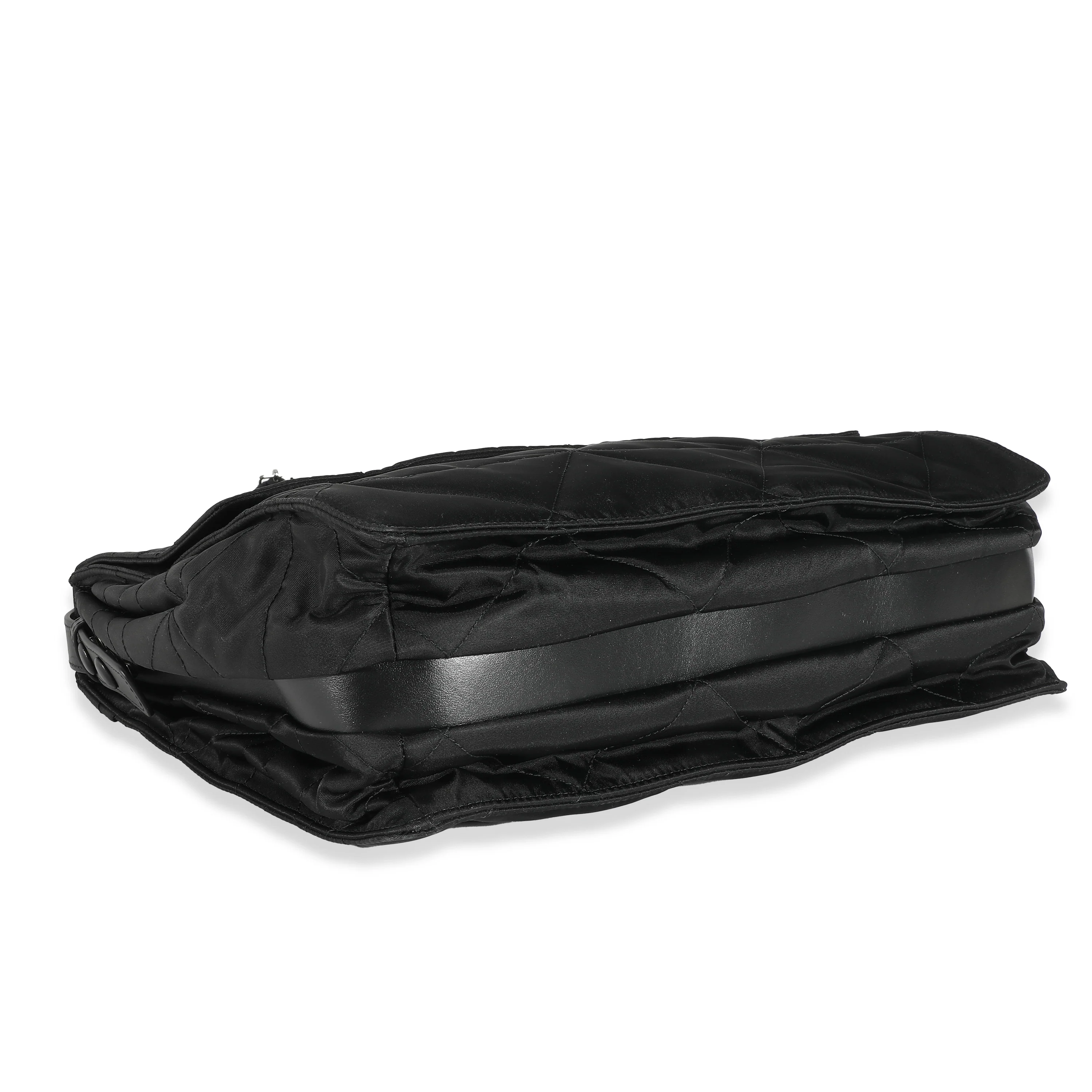 Prada Black Re-Nylon Logo Plaque Messenger - Image 6