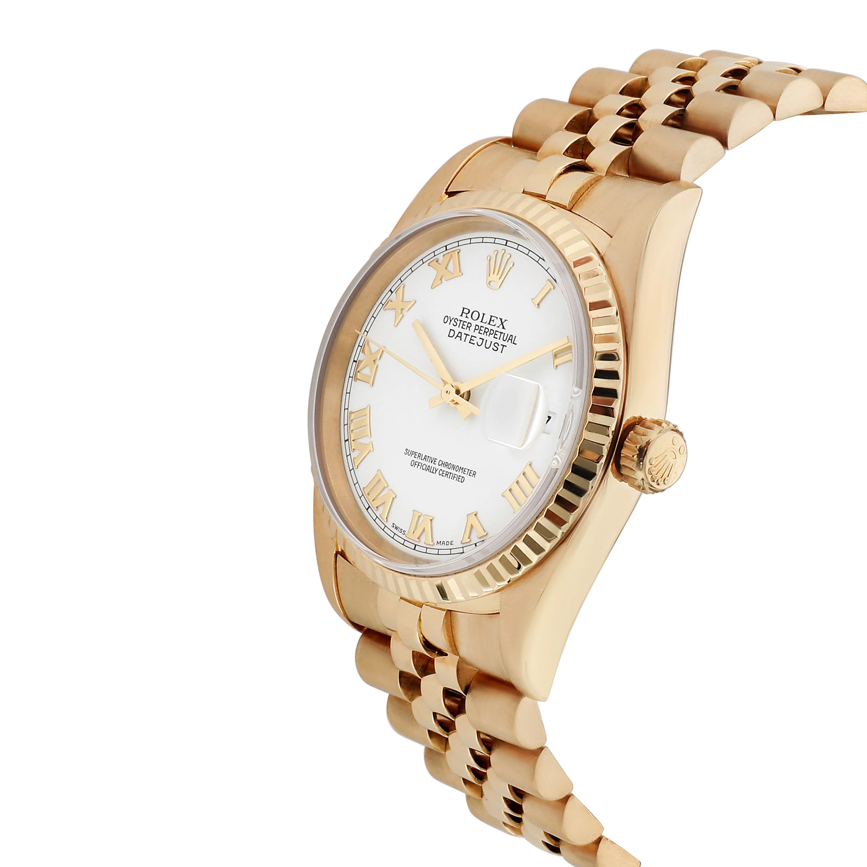 Rolex Datejust 16238 Mens Watch in 18k Yellow Gold - Image 3