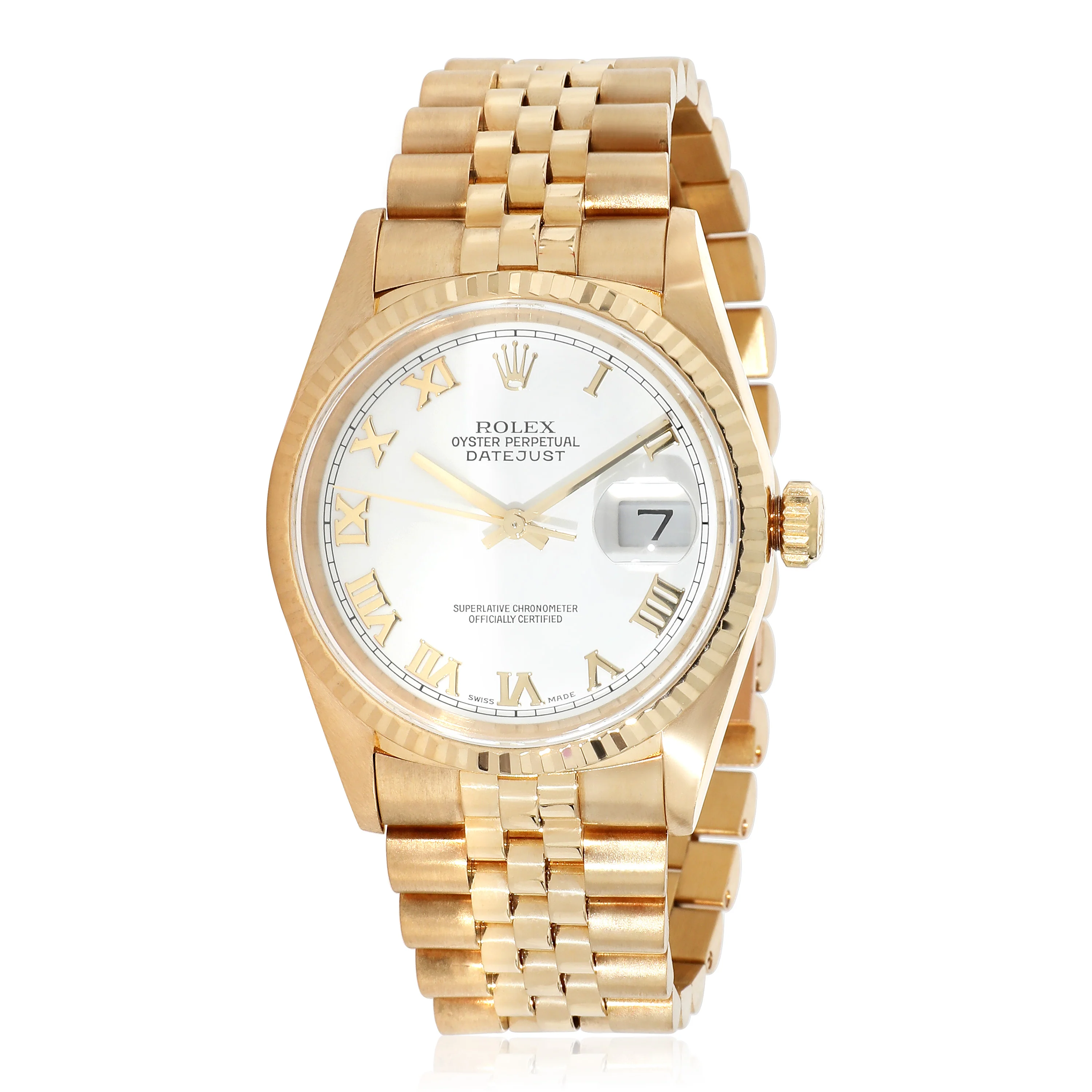 Rolex Datejust 16238 Mens Watch in 18k Yellow Gold - Image 5