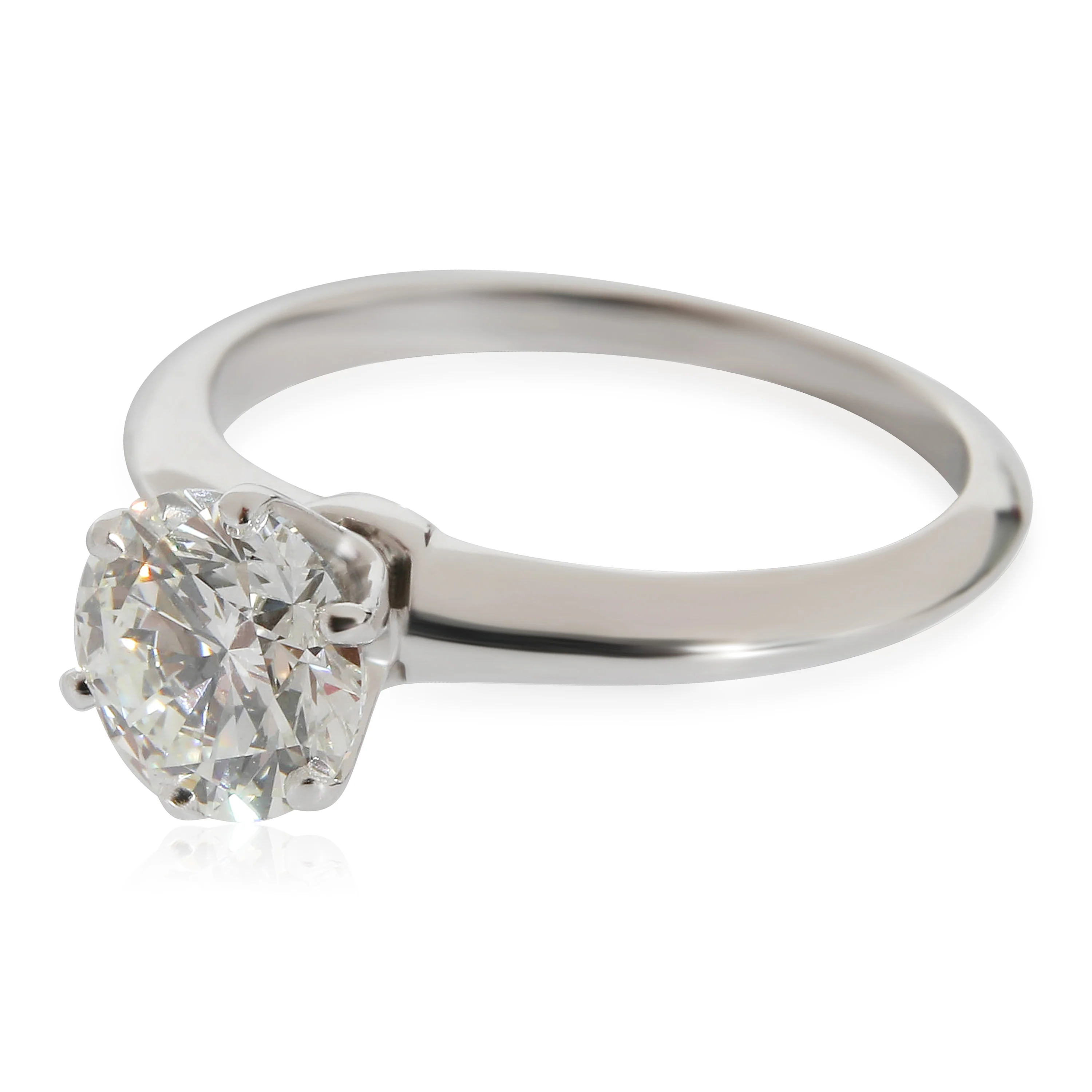 Diamond Engagement Ring in Platinum I VVS2 1.29 CTW - Image 2