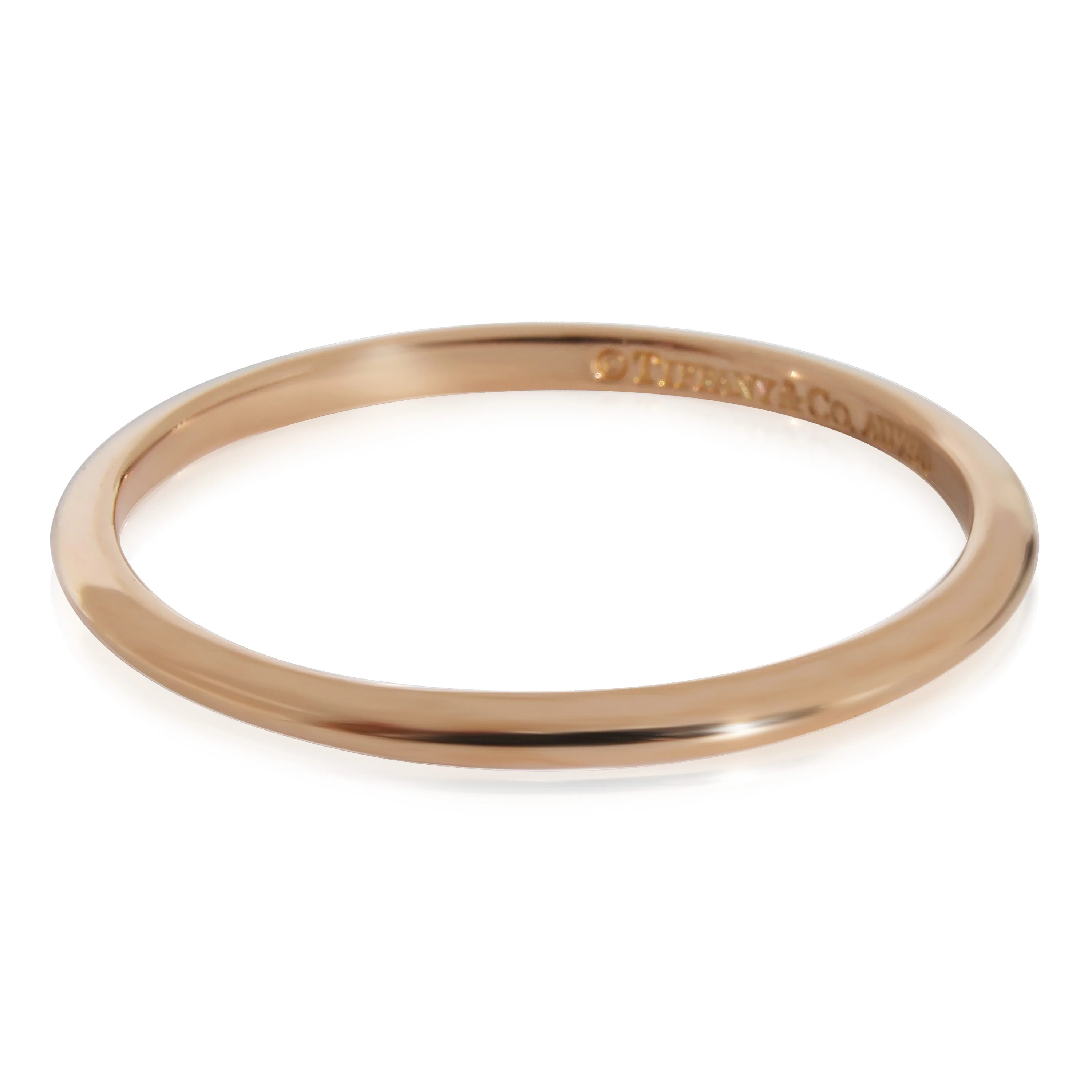 Tiffany & Co. Plain Wedding Band in 18k Rose Gold - Image 2